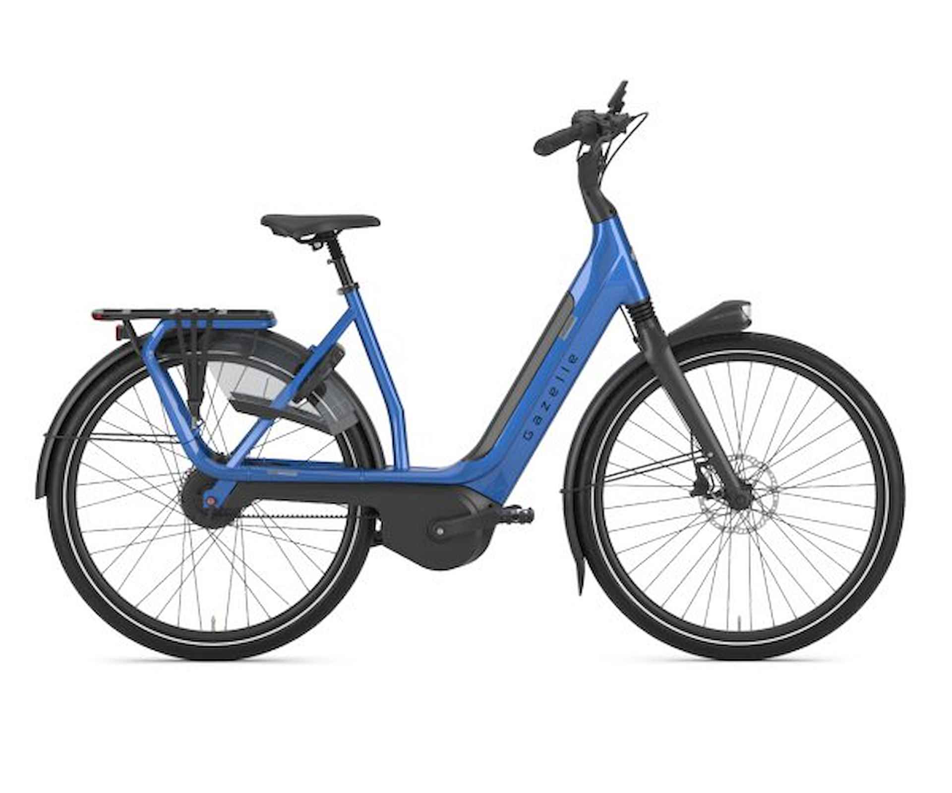 GAZELLE Avignon HMB Belt Test e-bike Demo Dames Tropical Blue Glans 53cm 2023 - 1/1