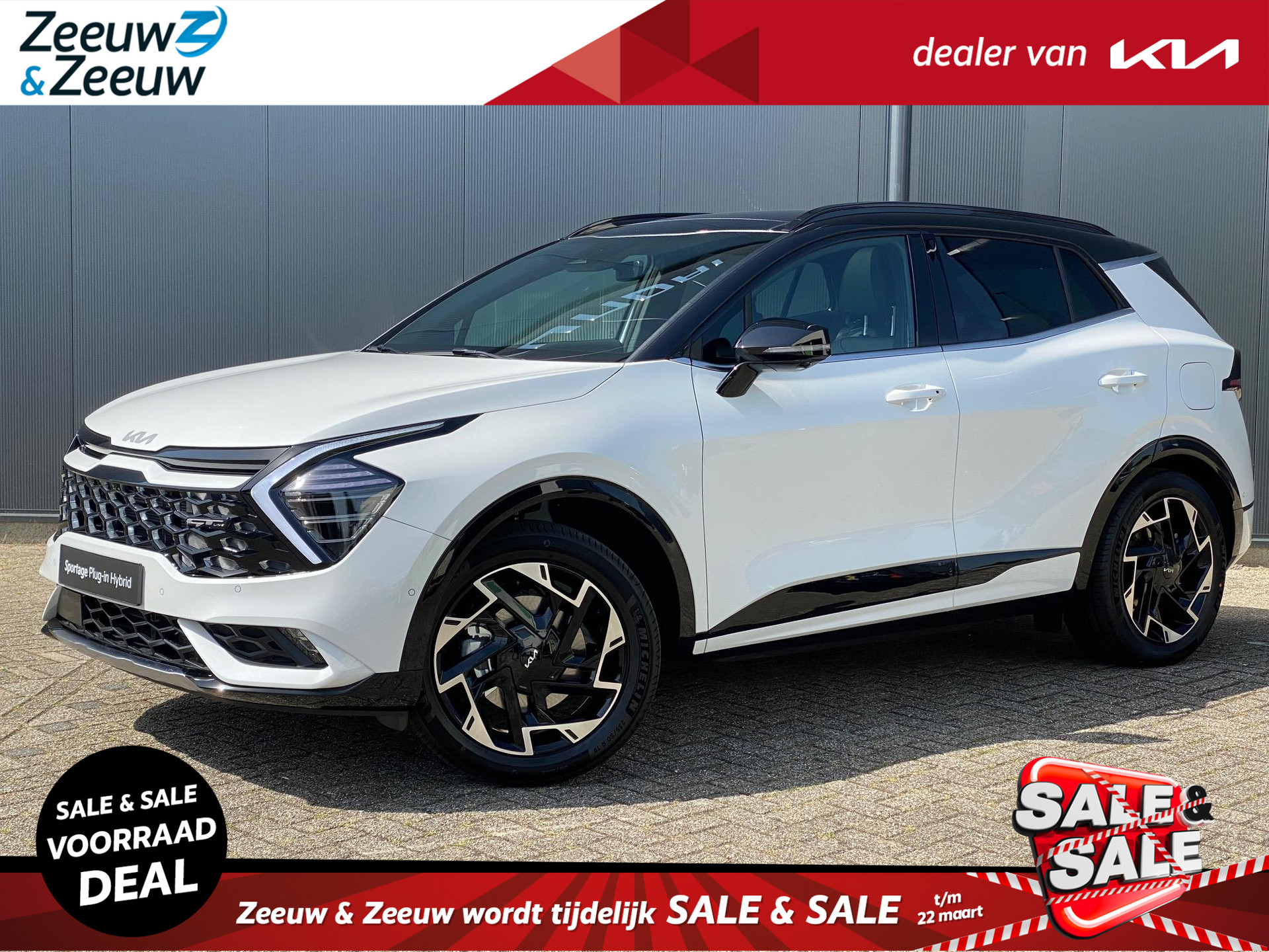 Kia Sportage 1.6 T-GDi Plug-in Hybrid AWD GT-PlusLine | *Niet op voorraad*| *Nu te bestellen* | Nu €4.000,- Actiekorting | Navi | Clima | Camera | Schuif-/kanteldak