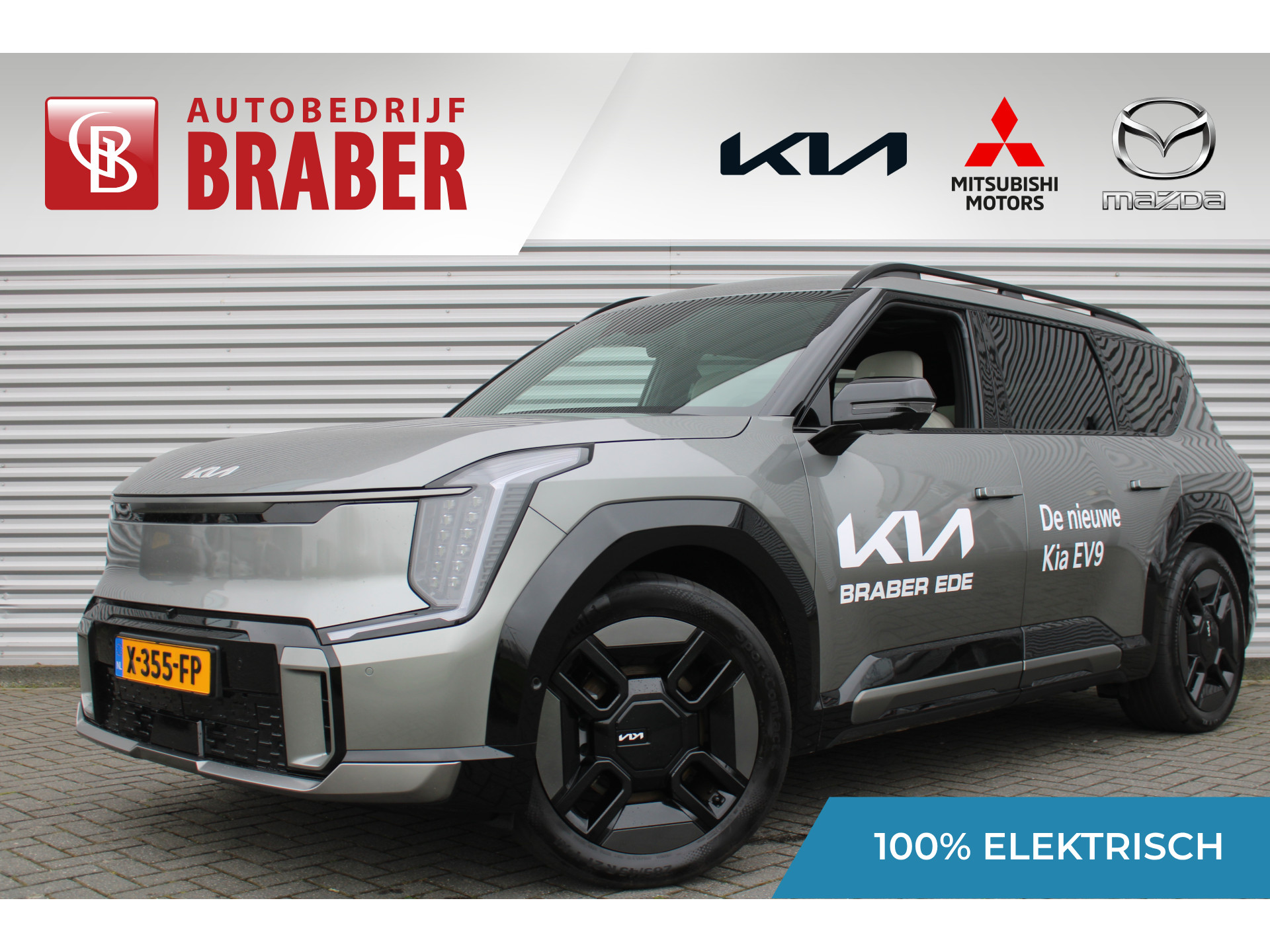 Kia EV9 Launch Edition GT-Line AWD 99.8 kWh | BTW Auto | 7 persoons | 384 PK | 2500 KG Trekkracht | bij viaBOVAG.nl