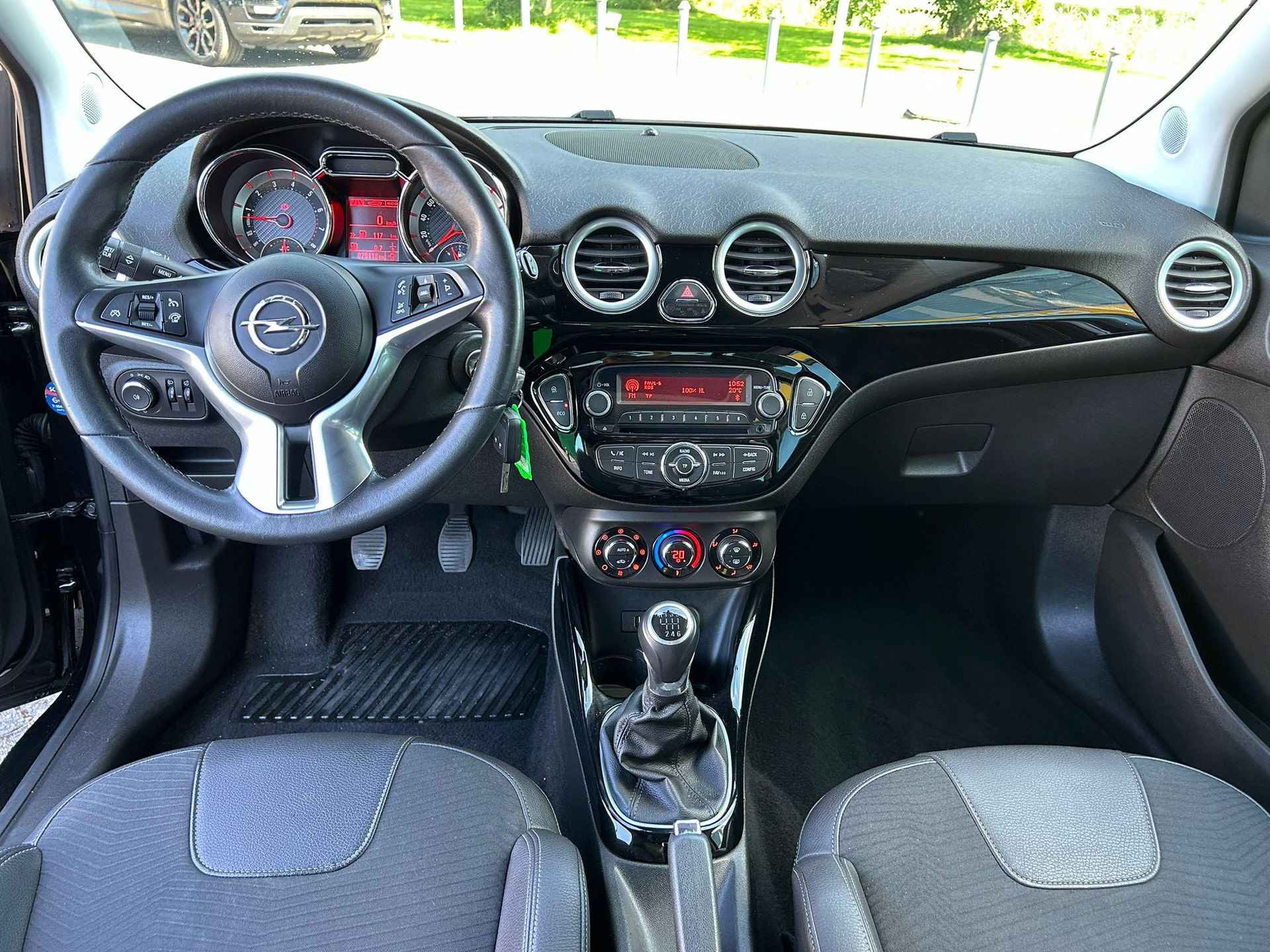 Opel ADAM 1.0 Turbo 90PK ROCKS | OPEN DAK | CLIMATE CONTROL | CRUISE CONTROL | SPORTSTOELEN | HALF LEDER | BT RADIO | LMV 17" - 3/25