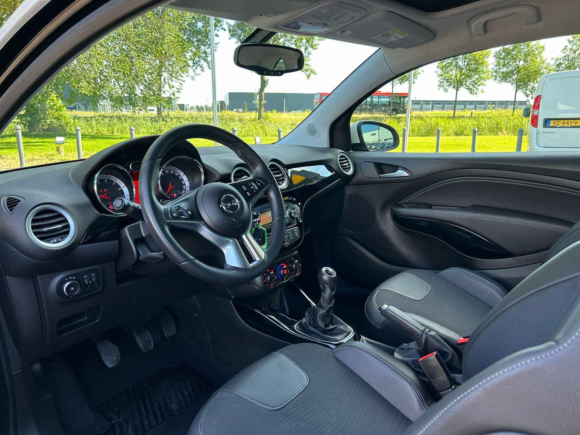 Opel ADAM 1.0 Turbo 90PK ROCKS | OPEN DAK | CLIMATE CONTROL | CRUISE CONTROL | SPORTSTOELEN | HALF LEDER | BT RADIO | LMV 17" - 9/25