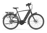 GAZELLE Grenoble C5 HMB Heren Anthracite Grey Glans 61cm 2024