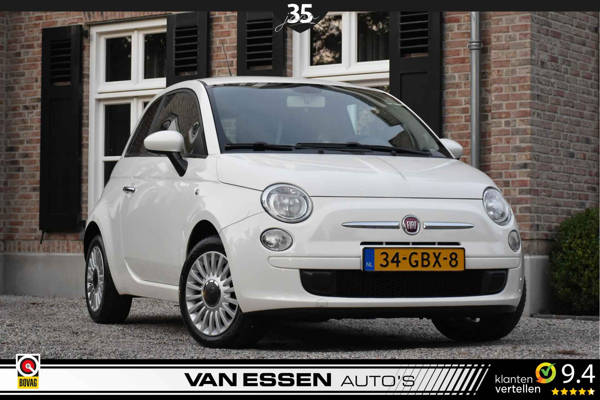 Fiat 500 1.4 16V Sport Airco 6-Bak Nieuwe APK NL-Auto! - 3/19