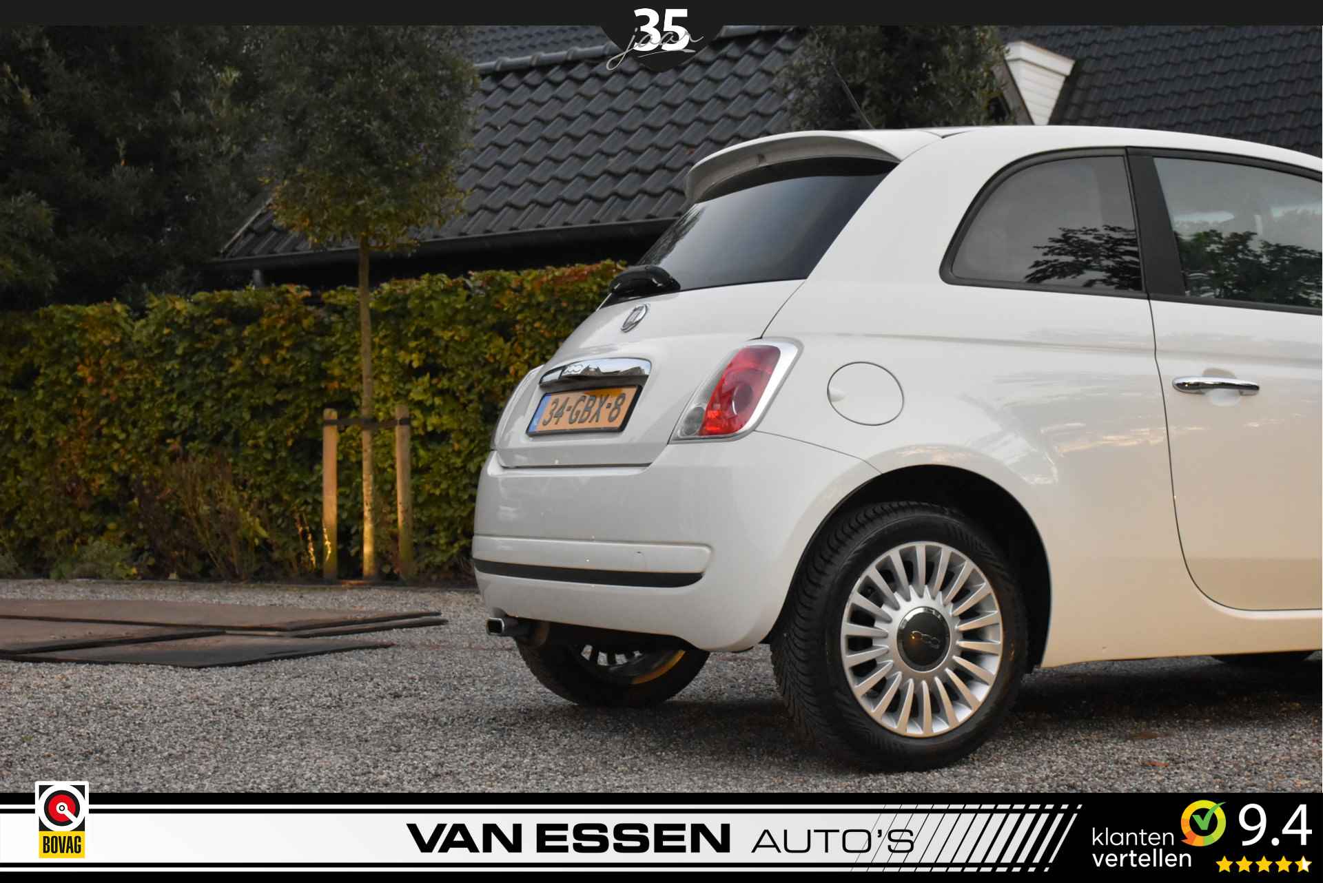 Fiat 500 1.4 16V Sport Airco 6-Bak Nieuwe APK NL-Auto! - 18/19