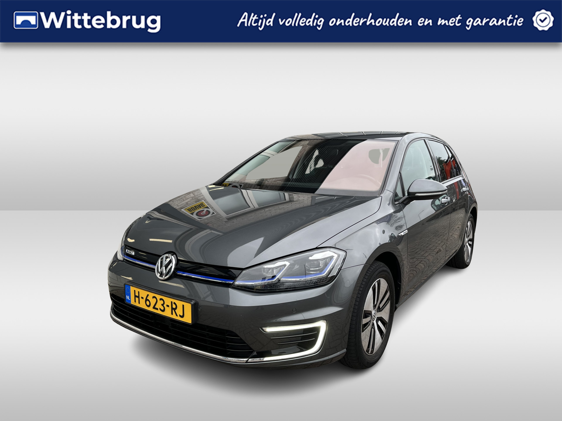 Volkswagen e-Golf E-DITION / WARMTEPOMP/ PARK. SENSOREN/ LED/ APP CONNECT/ ADAPT. CRUISE/ NAVI/ CLIMA/ 16" LMV