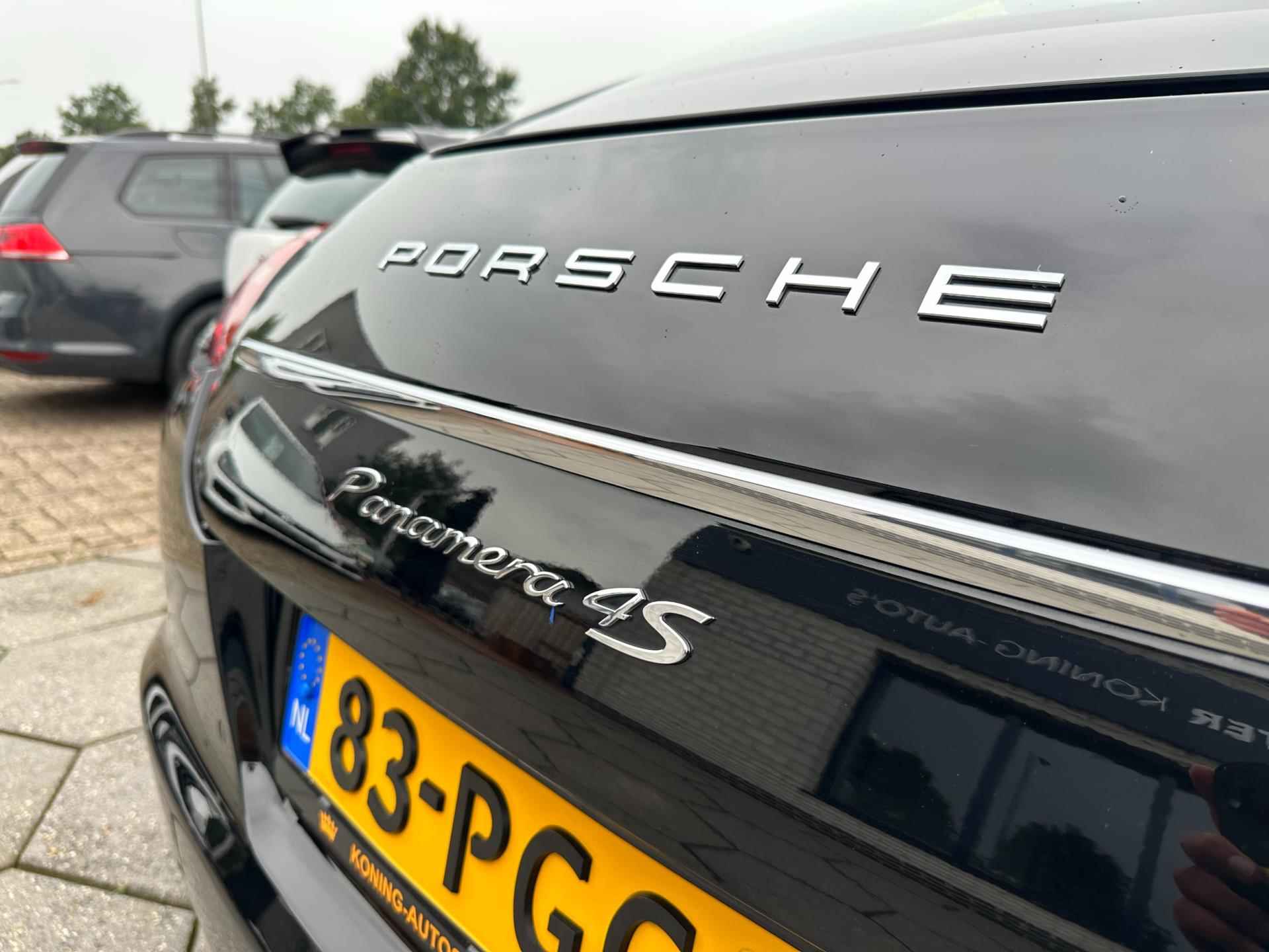 Porsche Panamera 4.8 4S|V8|Schuifdak|StoelV|Nieuwstaat|400PK|AUT7 - 35/35