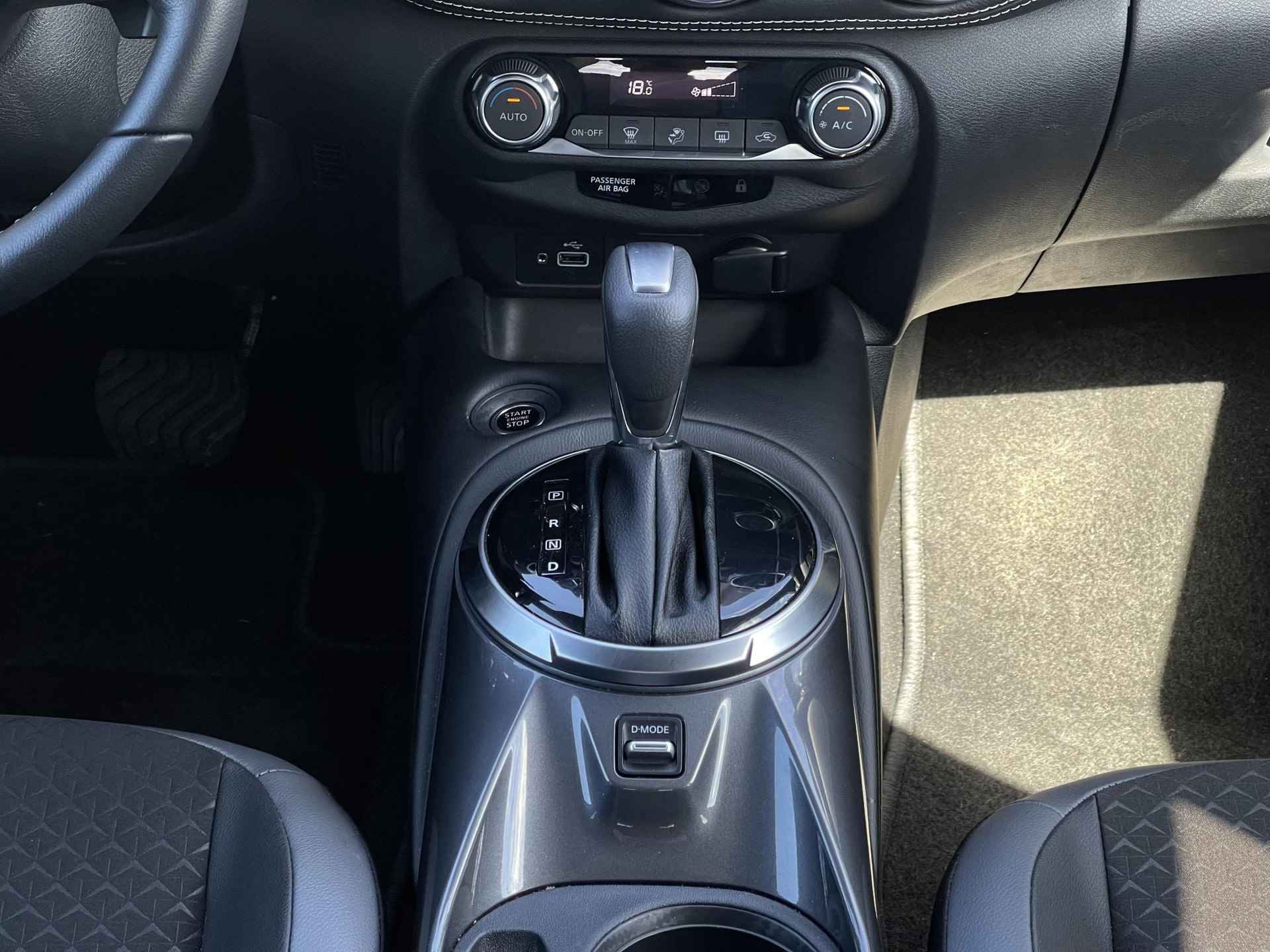 Nissan Juke 1.0 DIG-T N-Design | Navigatie | Camera | Apple Carplay/Android Auto | 19'' Velgen | Cruise & Climate Control | Rijklaarprijs! - 20/25