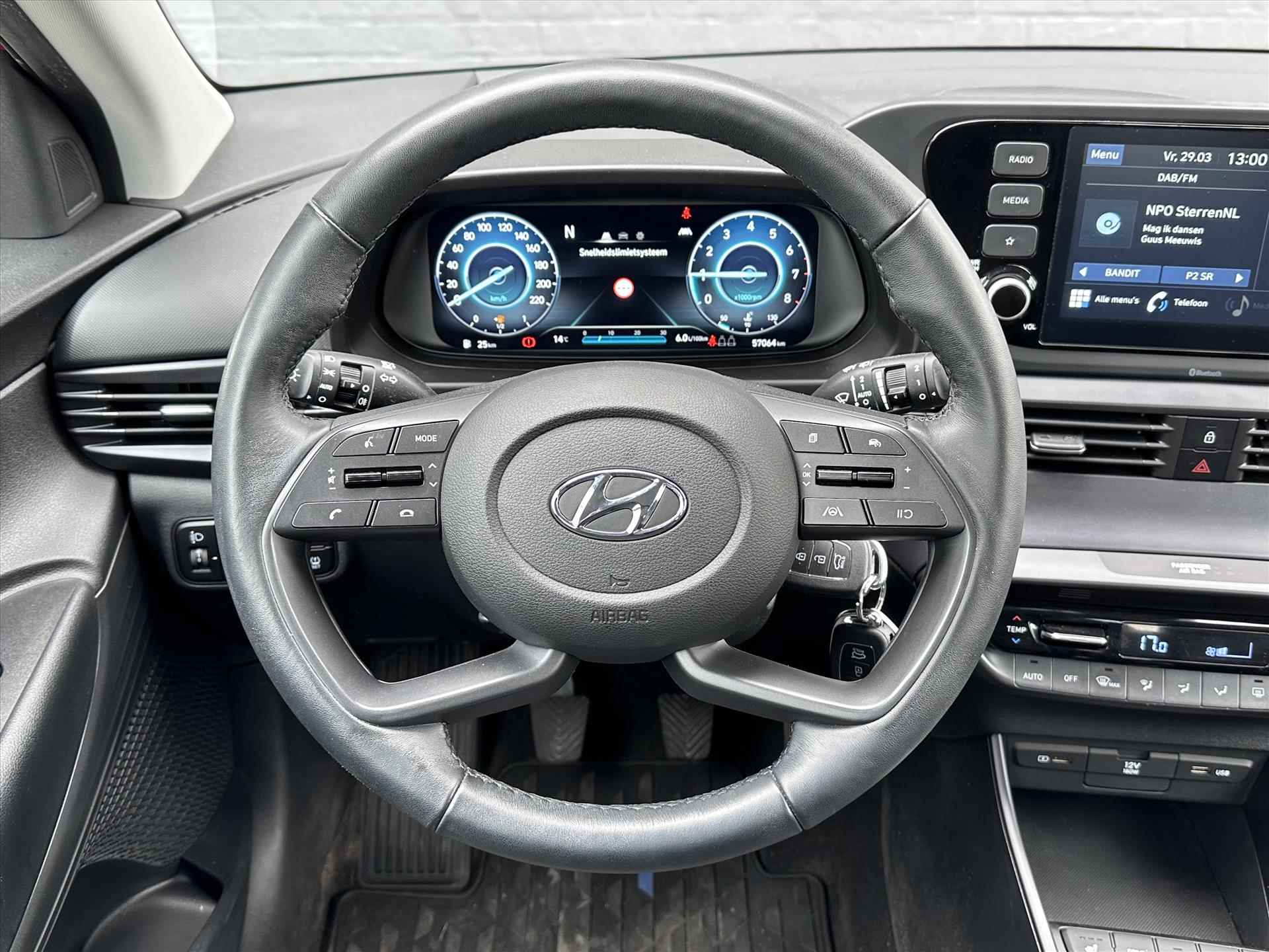 Hyundai I20 1.0 T-GDI Blue 100PK Comfort met Winterpakket - 13/35
