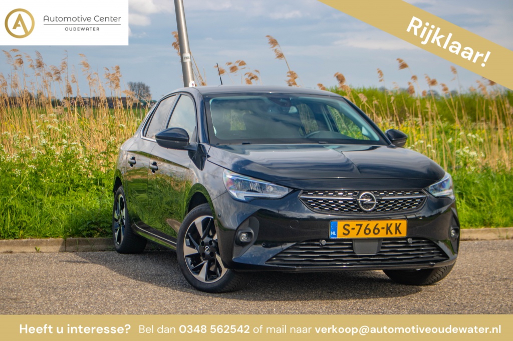 Opel Corsa-e Business Ed.  50 kWh | PARKEER PAKKET | STOEL EN STUURVERWARMING bij viaBOVAG.nl