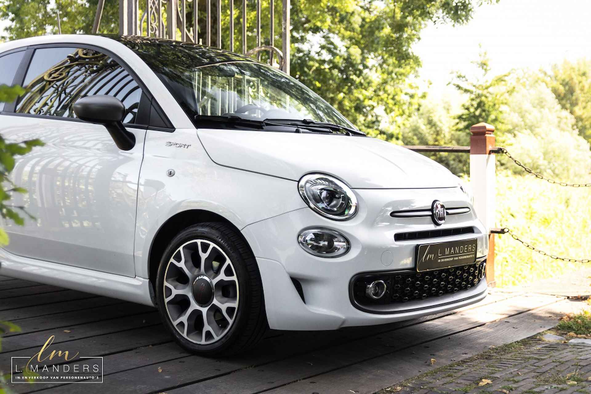 Fiat 500 1.0 Hybrid Sport 2021 Wit | Panoramadak | Leder | Benzine - 7/21