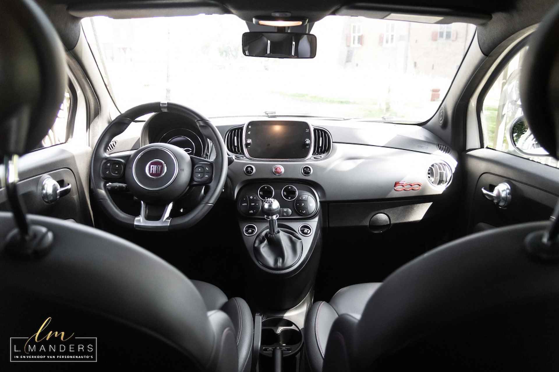 Fiat 500 1.0 Hybrid Sport 2021 Wit | Panoramadak | Leder | Benzine - 15/21