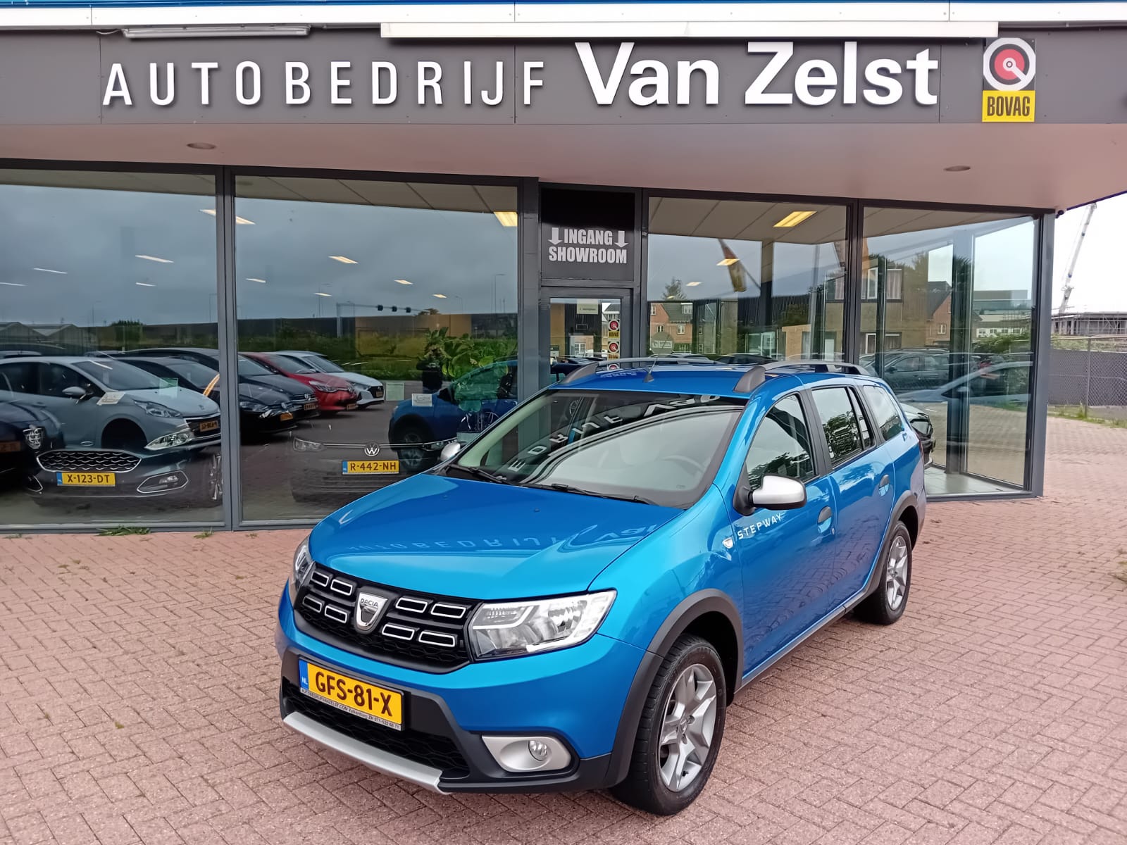 Dacia Logan MCV 0.9 TCe Stepway, Airco, Multimediasysteem, Bluetooth telefoonverbinding, Navigatie, Camera, Cruise control, Parkeersensoren, Nette auto, BOVAG