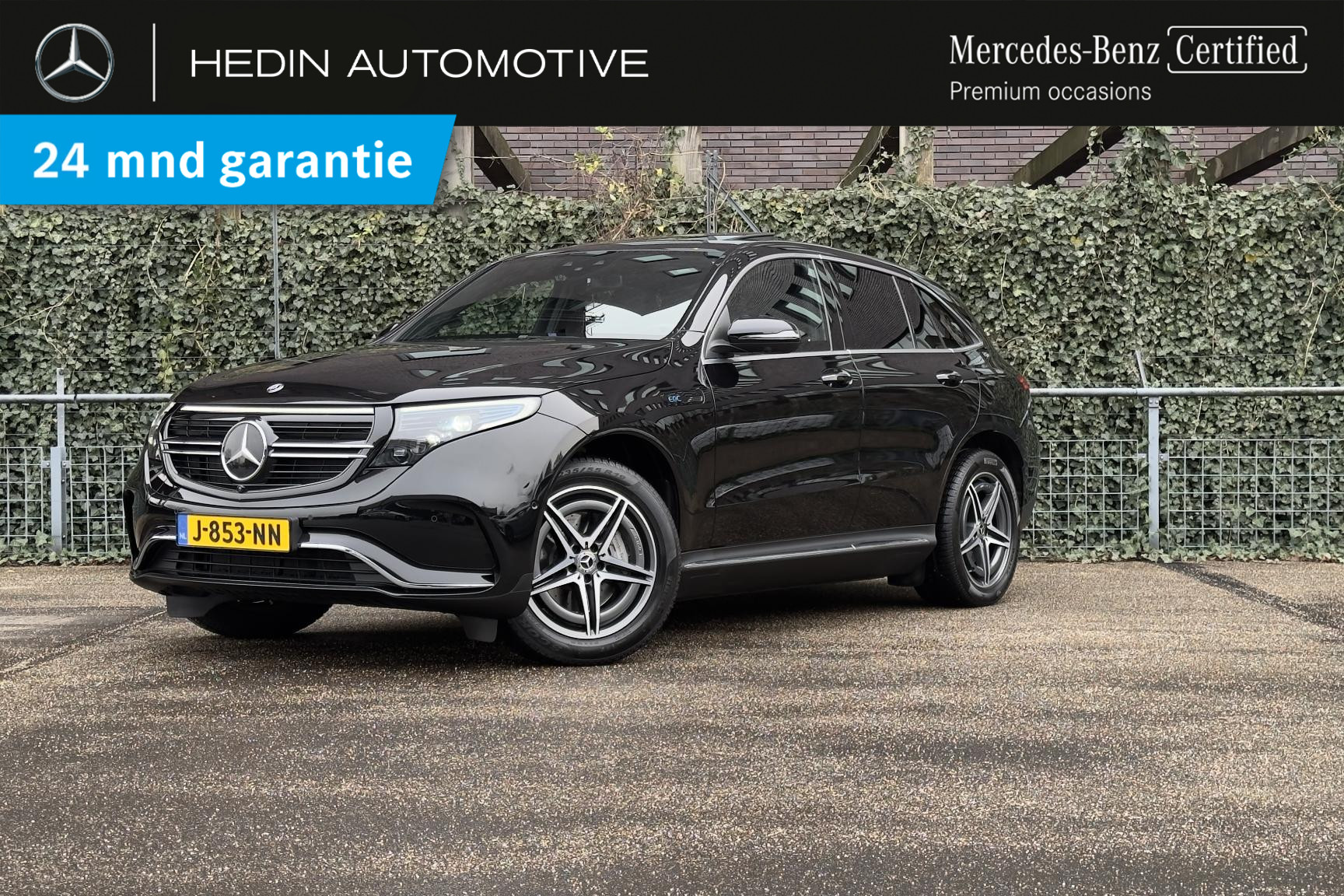 Mercedes-Benz EQC EQC 400 4MATIC AMG Line | Schuifdak | Distronic | Burmester Audio | Multibeam LED | Sfeerverlichting | Keyless-Go | 360° Camera | Spiegelpakket | Parktronic