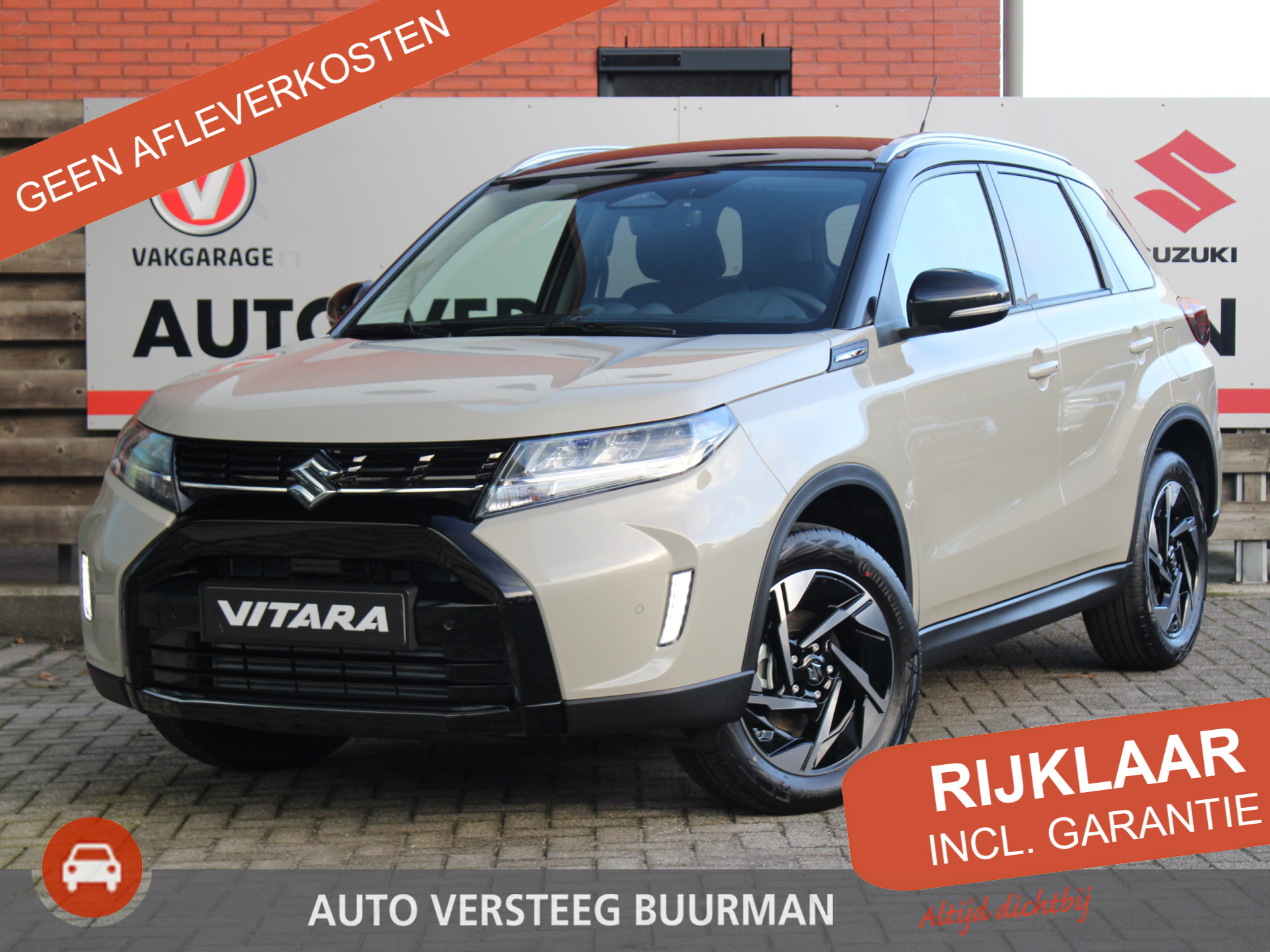 Suzuki Vitara 1.4 Boosterjet Style Smart Hybrid Leder/Alcantara Bekleding, Carplay/Android Auto Draadloos