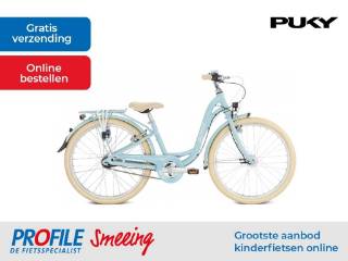 Puky Skyride - kinderfiets - 24 inch - 3 versnellingen - Retro blauw Kinderfiets Unisex Fiets bij viaBOVAG.nl