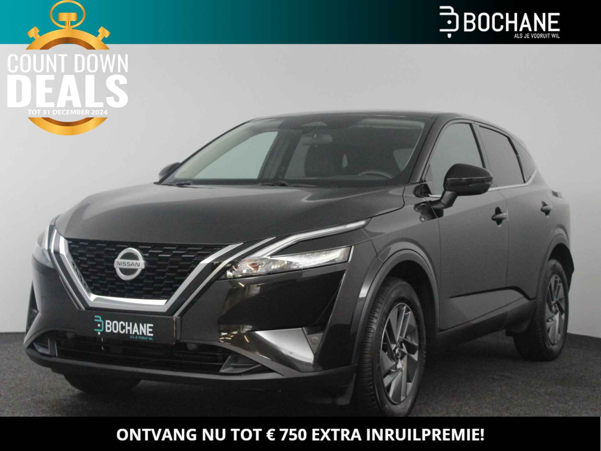 Nissan Qashqai 1.3 MHEV 158 Xtronic Acenta | Trekhaak | 1.800 KG Trekvermogen | Navigatie | 360º Camera | Adaptive Cruise Control | Dodehoek Assistent - 1/59