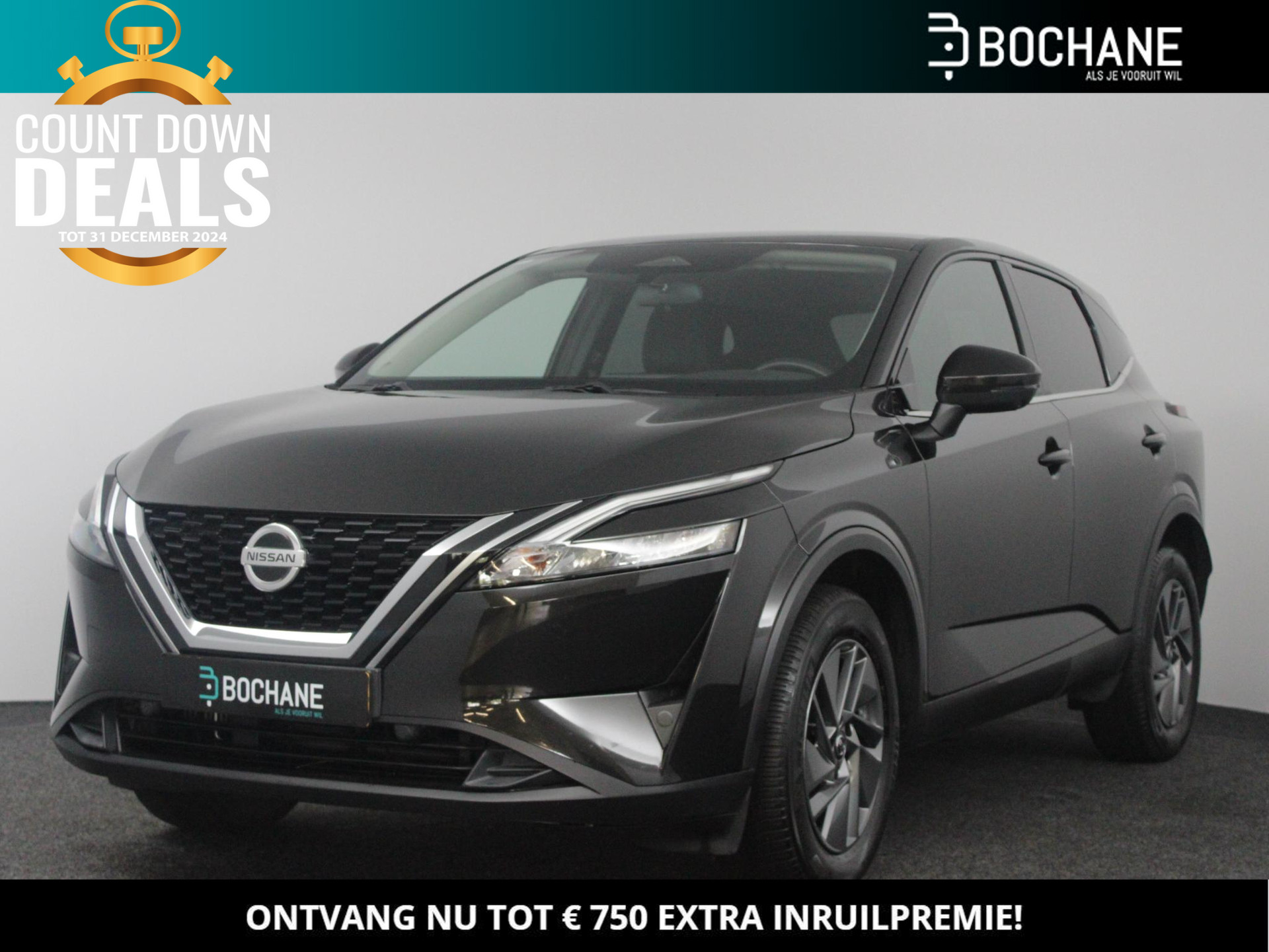 Nissan Qashqai 1.3 MHEV 158 Xtronic Acenta | Trekhaak | 1.800 KG Trekvermogen | Navigatie | 360º Camera | Adaptive Cruise Control | Dodehoek Assistent