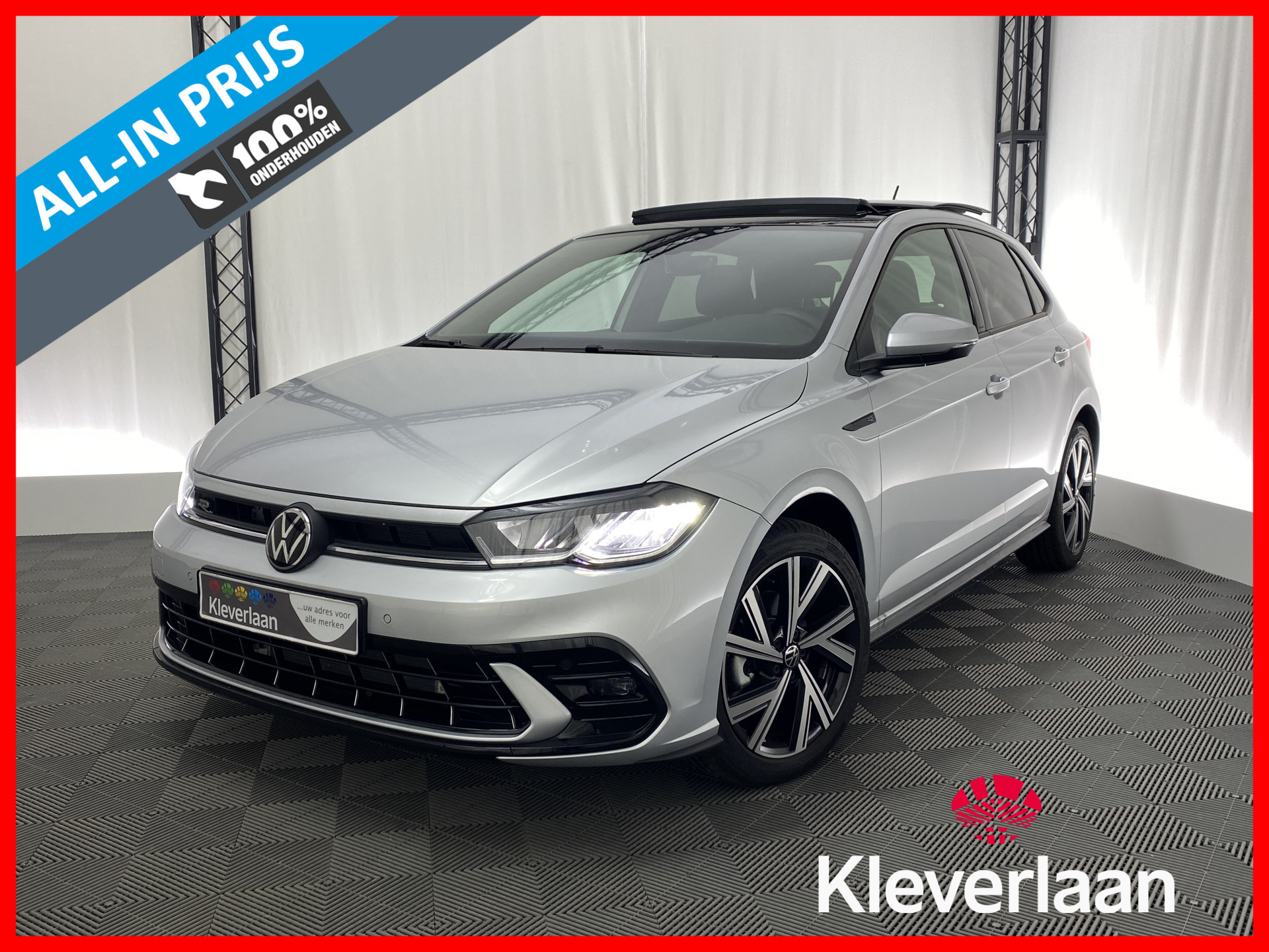 Volkswagen Polo 1.0 TSI R-Line Automaat | Apple Carplay | Pano-Dak | Navi | ACC | Stoelverw. |