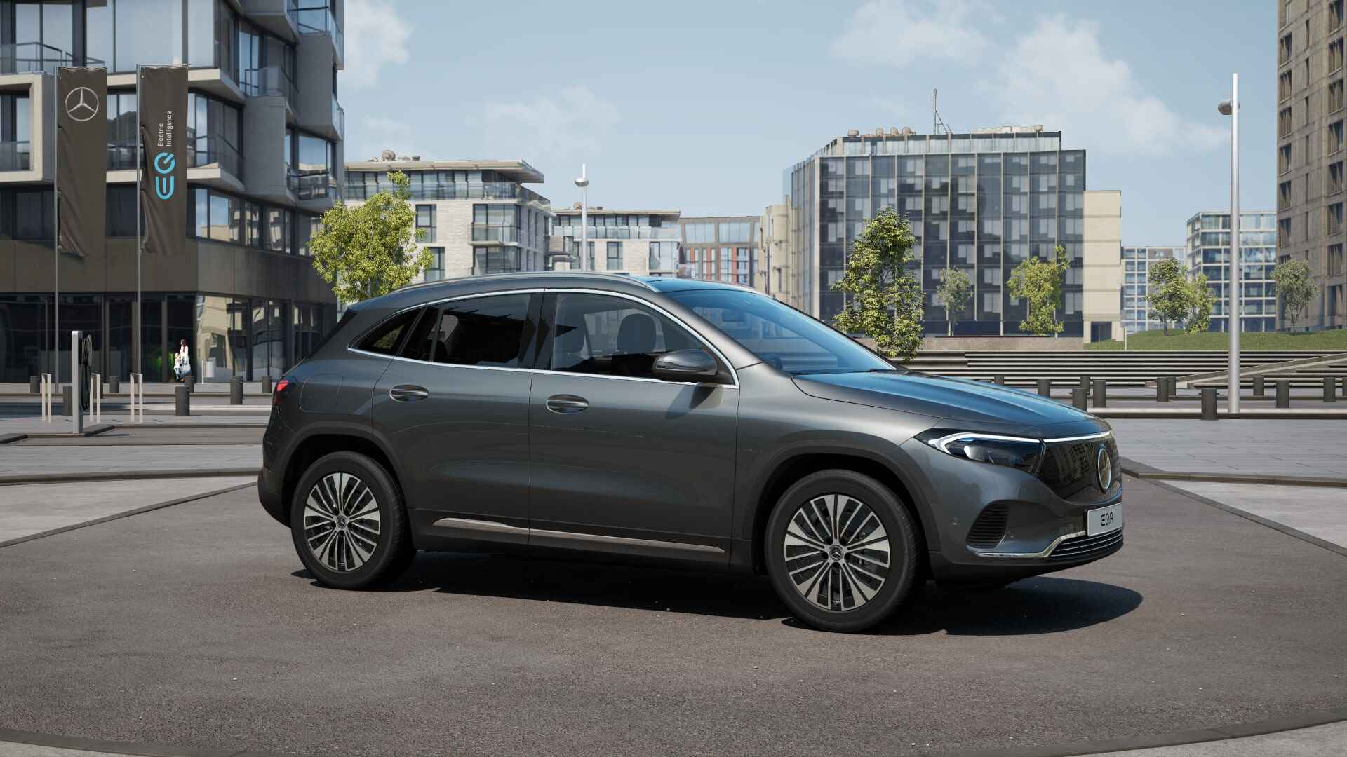 Mercedes-Benz EQA 250+ Business Line 71 kWh | Parkeerpakket met achteruitrijcamera | EASY PACK achterklep | Verwarmde stoelen vooraan | Extra USB-poorten | Sfeerverlichting | Dodehoekassistent | Spiegelpakket | - 13/25