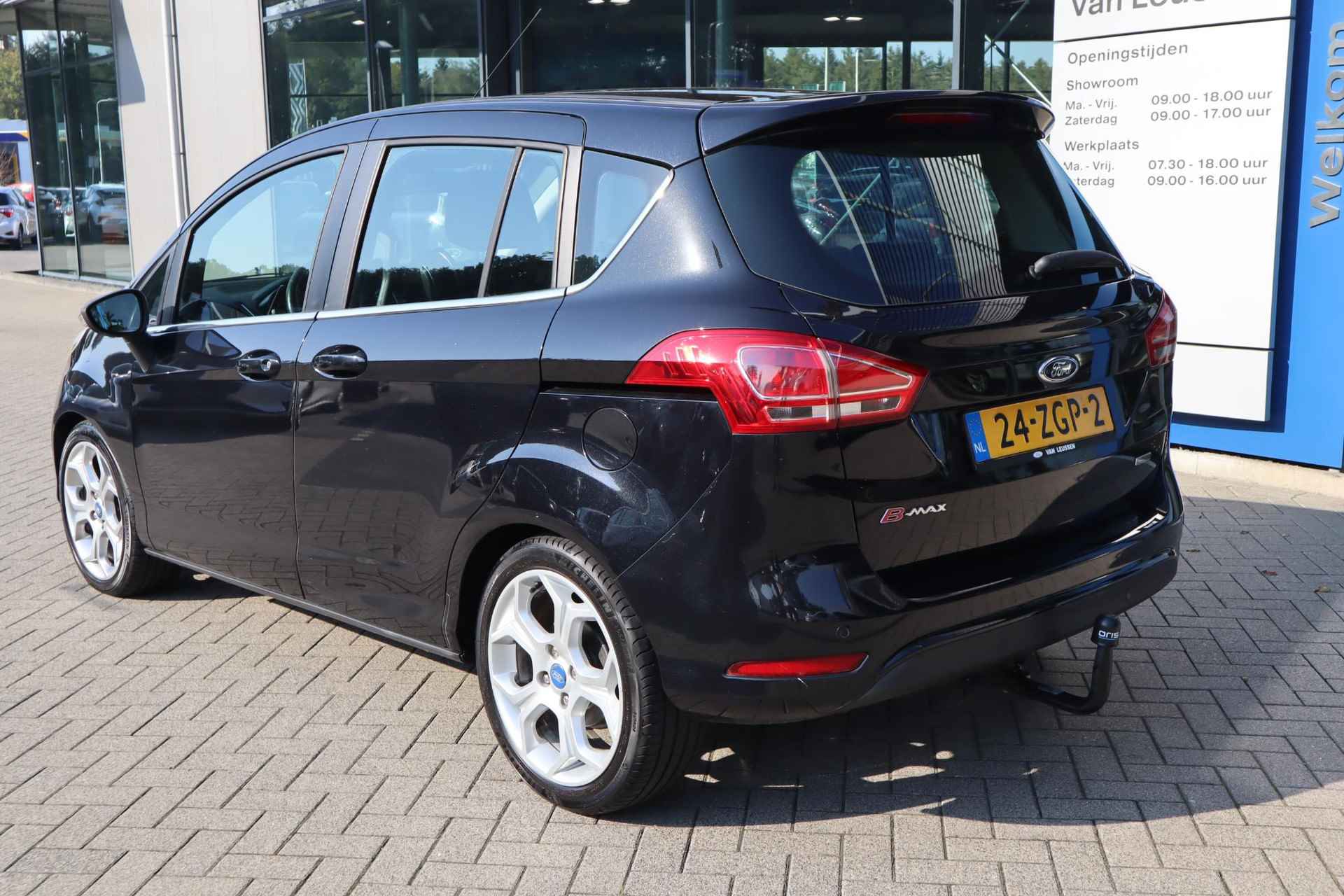 Ford B-Max TITANIUM 100PK CLIMA TREKHAAK HALF-LEDER+STOELVERW. PARK-SENSOREN 17"LMV A-SPOILER - 3/29