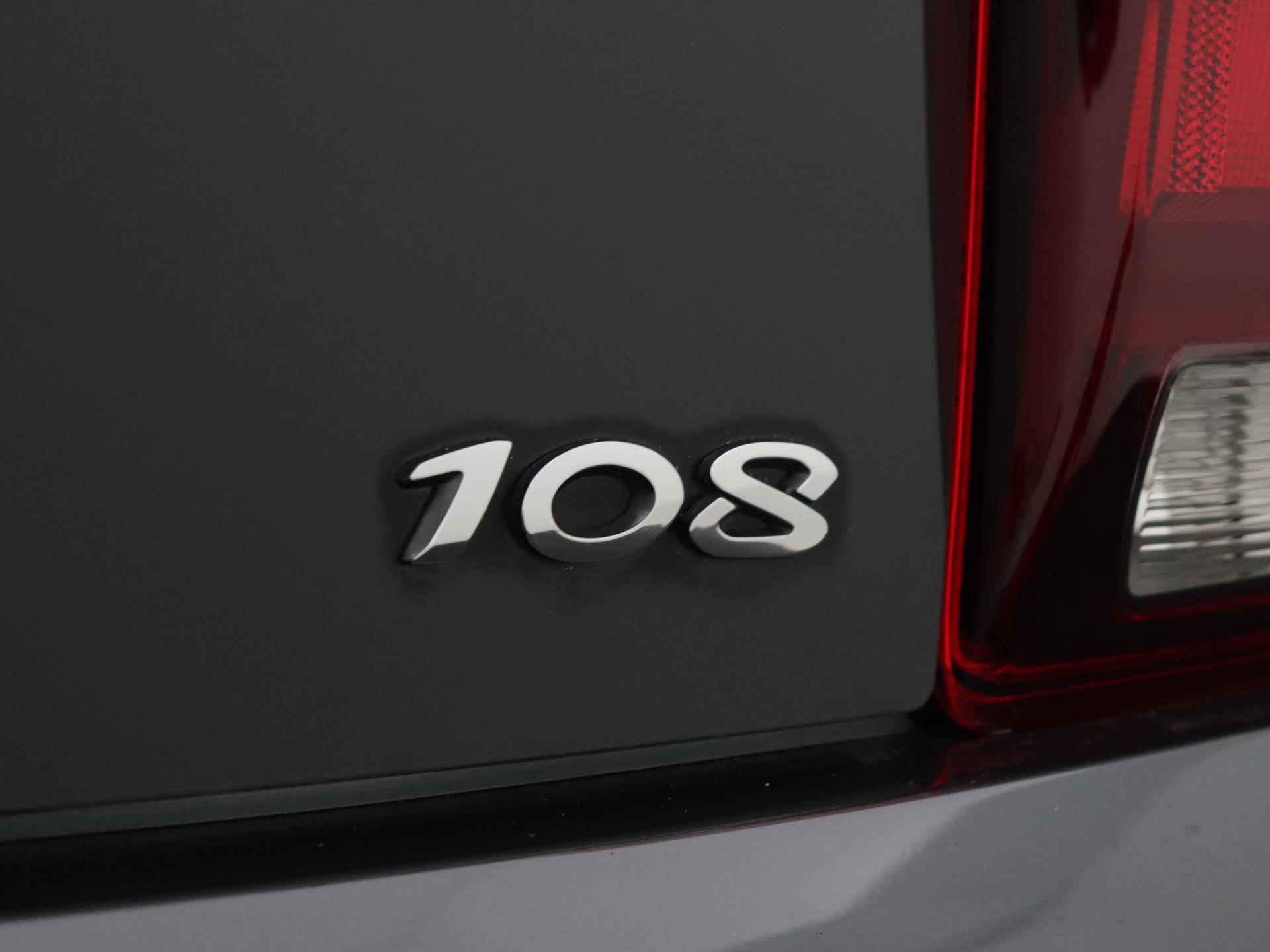 Peugeot 108 Allure TOP! 72pk | Navigatie Via AppleCarPlay/AndroidAuto | Camera | Elektrisch Vouwdak | Climate Control | Licht Metalen Velgen 15" - 14/37
