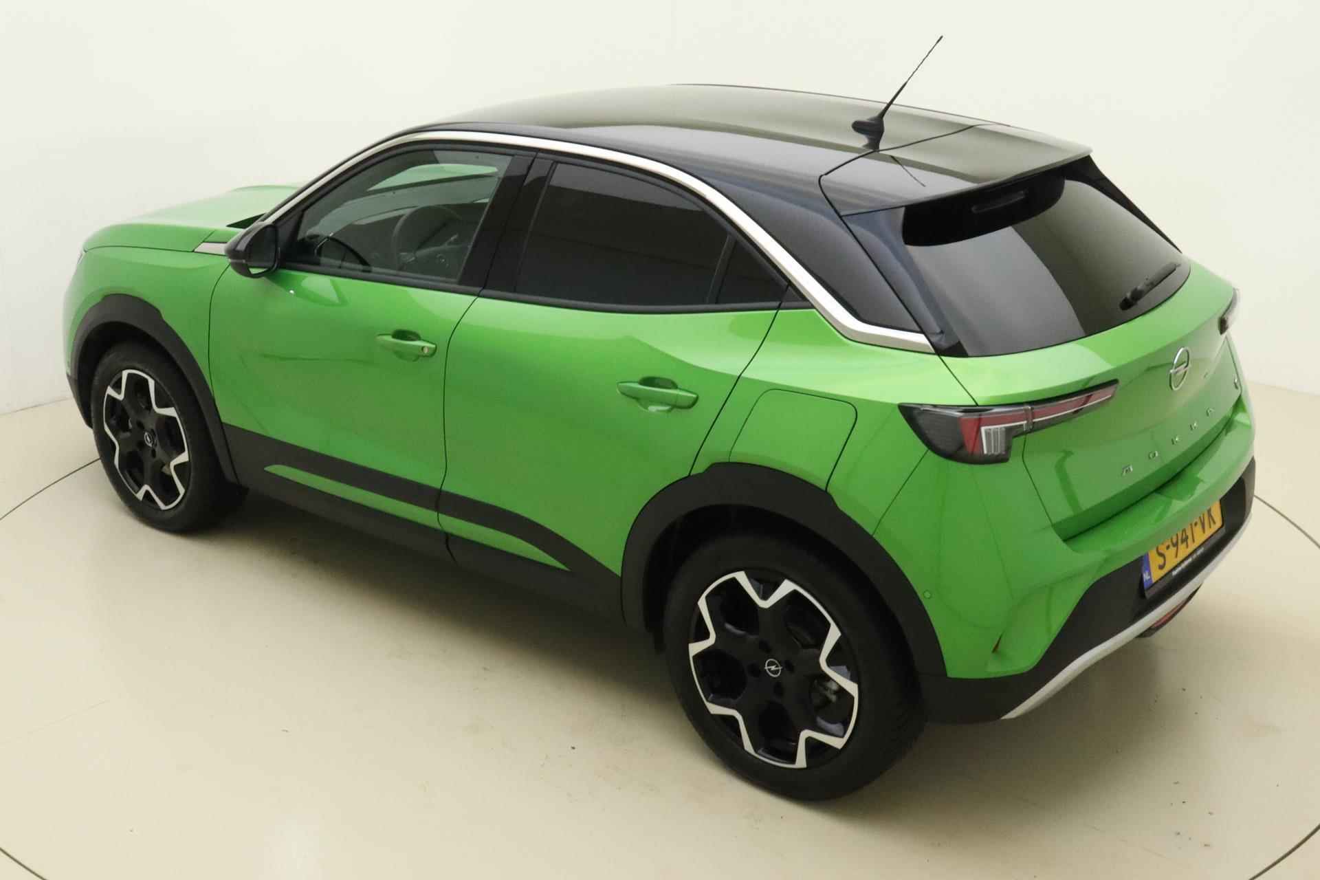 Opel Mokka-e Level 5 50 kWh Ultimate | Climate control | Stoel & Stuurverwarming | Navigatie | Zwart dak | Draadloze telefoonlader | Getint glas - 5/36