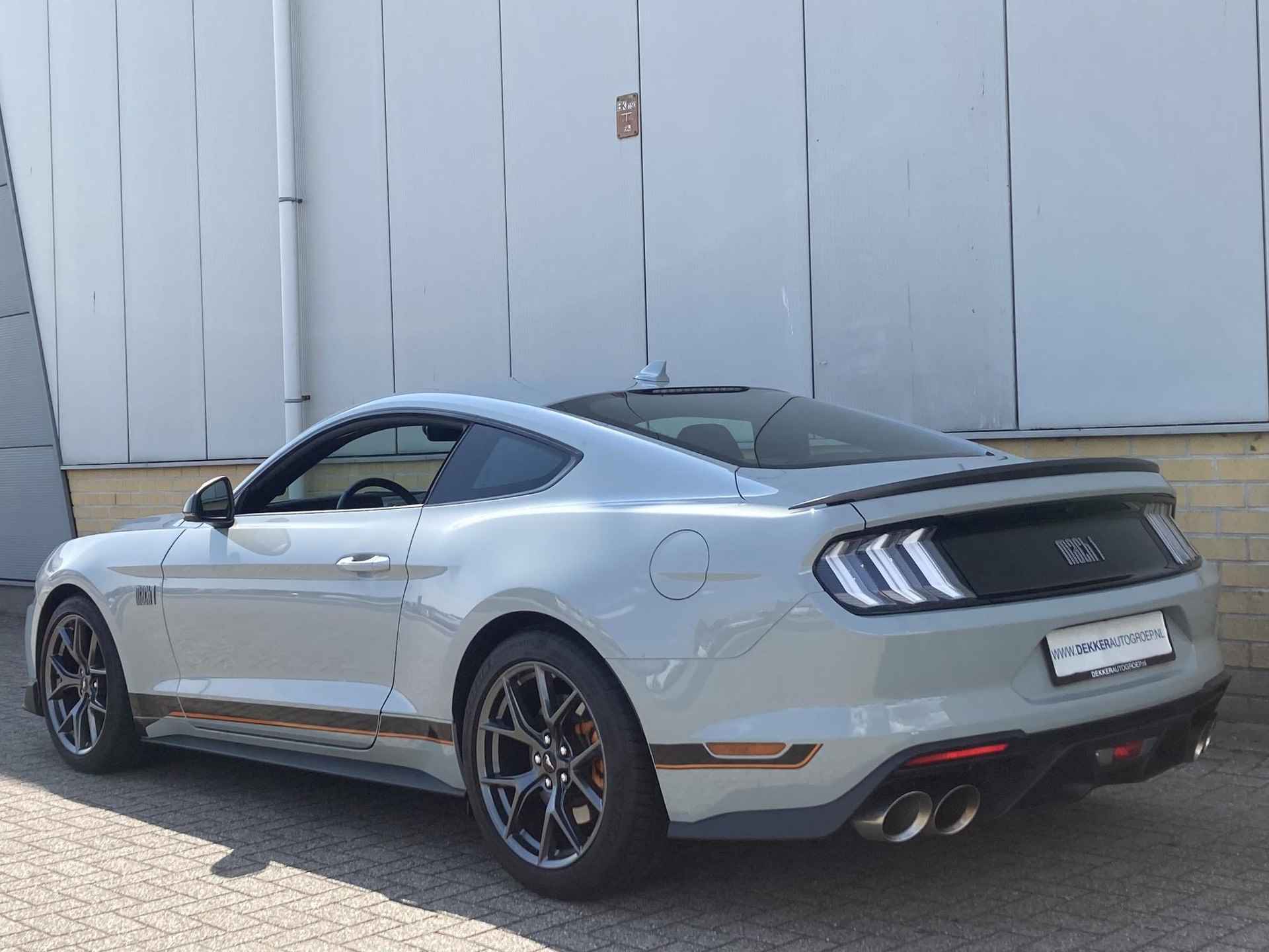 Ford Mustang Fastback 5.0 V8 460 pk Mach-1 Fighterjet Grey-Recaro - 6/41