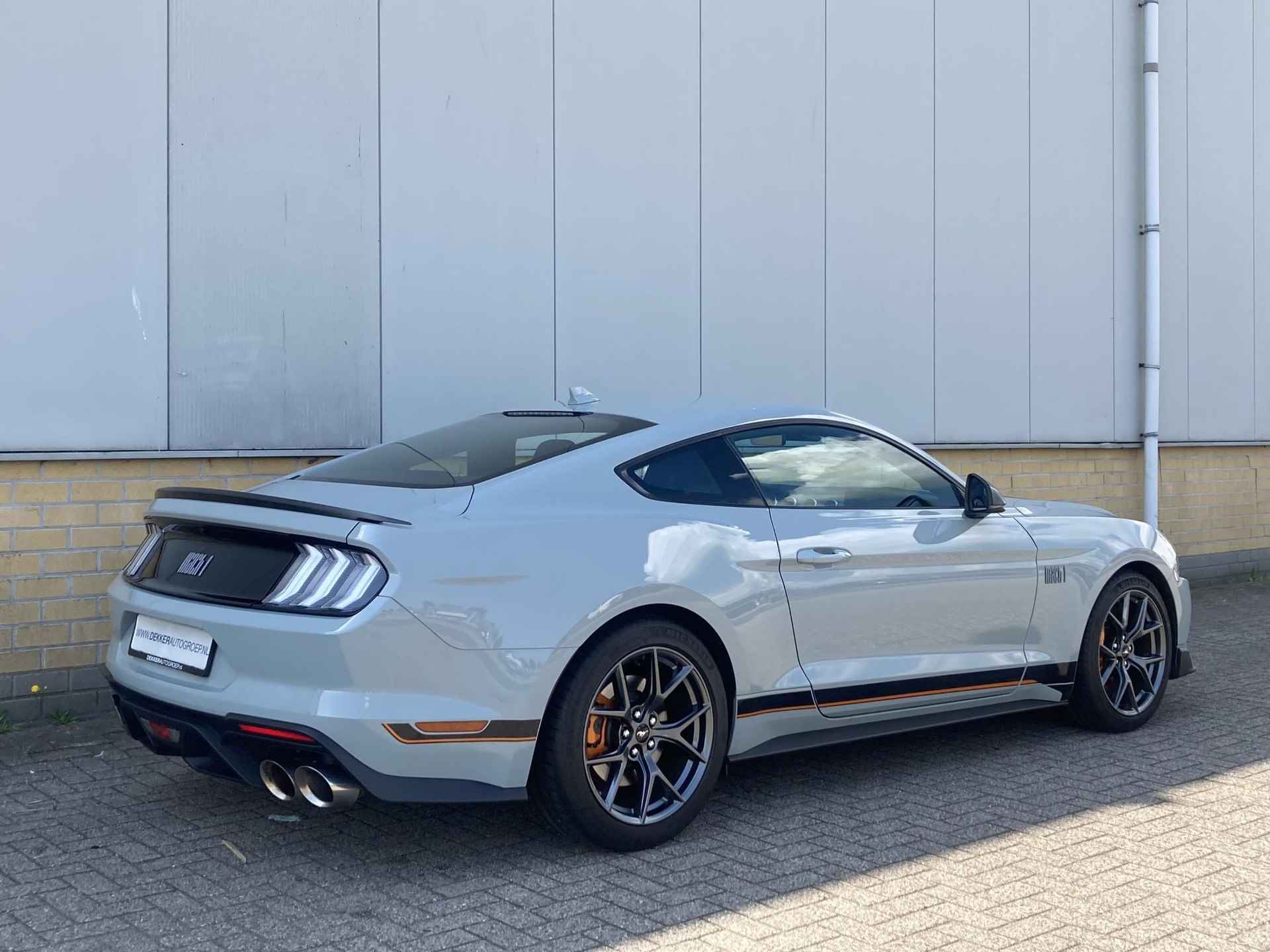 Ford Mustang Fastback 5.0 V8 460 pk Mach-1 Fighterjet Grey-Recaro - 36/41