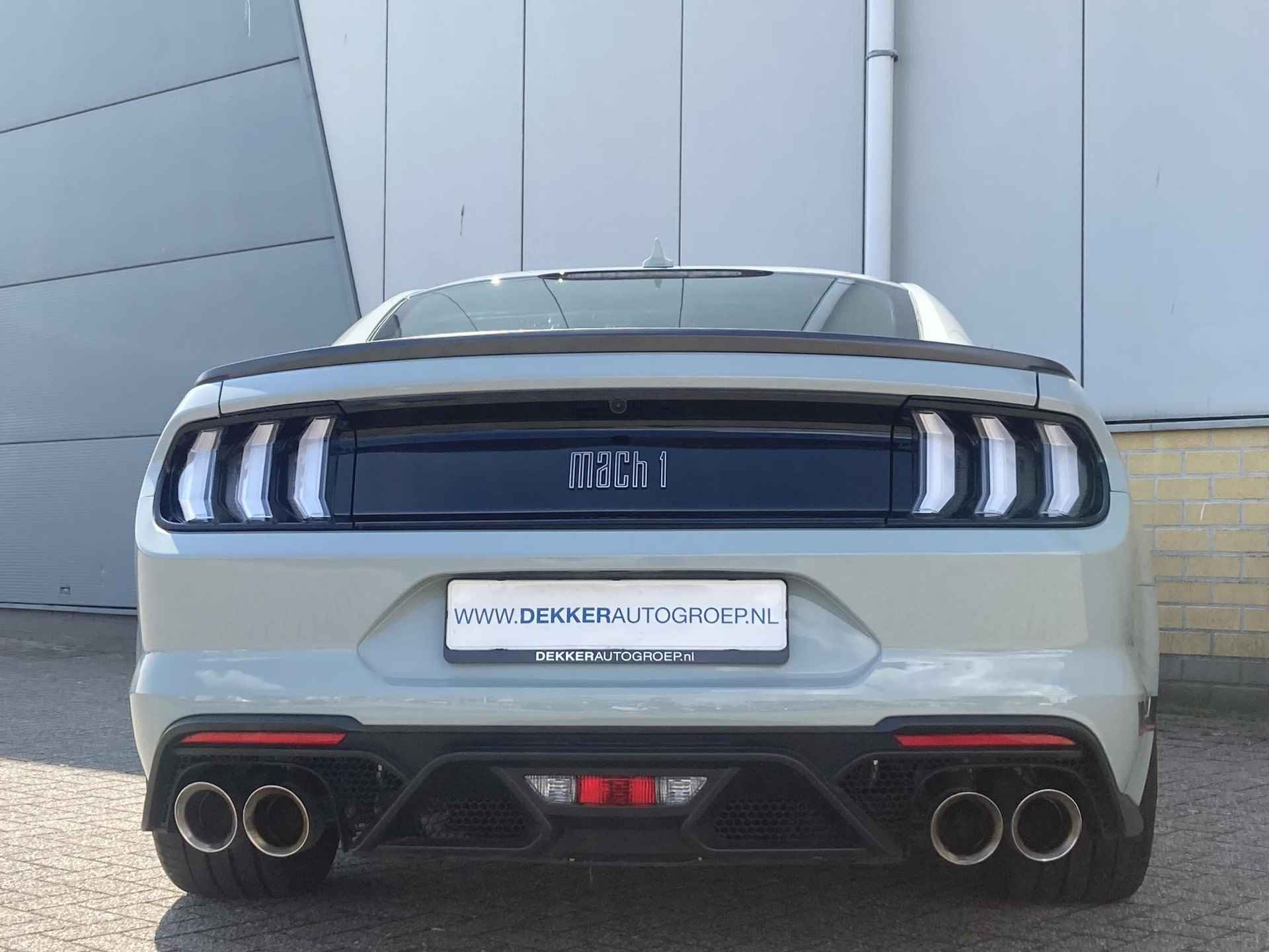 Ford Mustang Fastback 5.0 V8 460 pk Mach-1 Fighterjet Grey-Recaro - 38/41