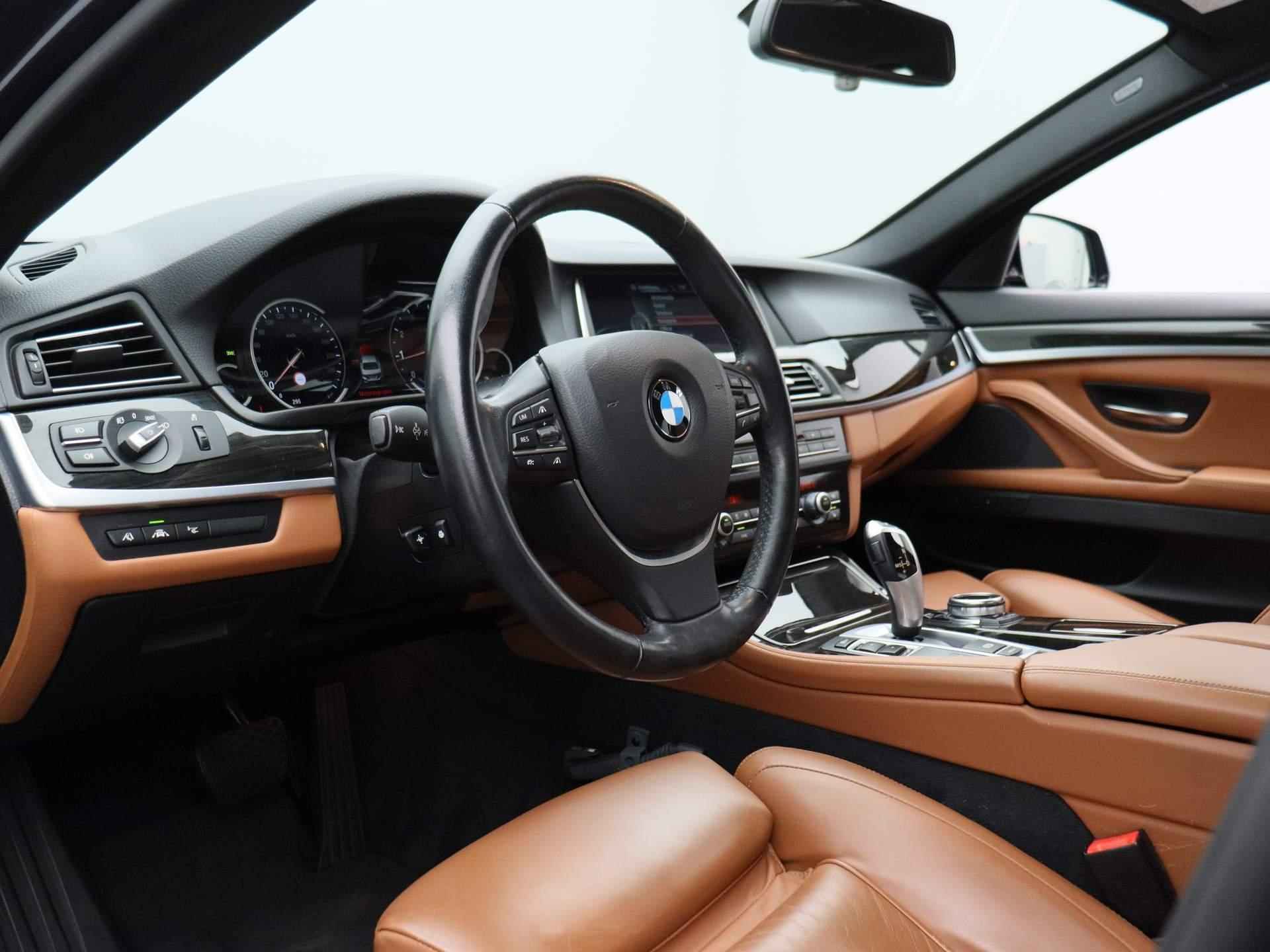 BMW 5-serie 528i Last Minute Edition | 245 PK | HUD | Leder-Cognac | Standkachel | Elektrische Trekhaak | Adaptieve Cruise | 360 Camera | Stoel + Stuurwarming | Dodehoekdetectie | - 37/45