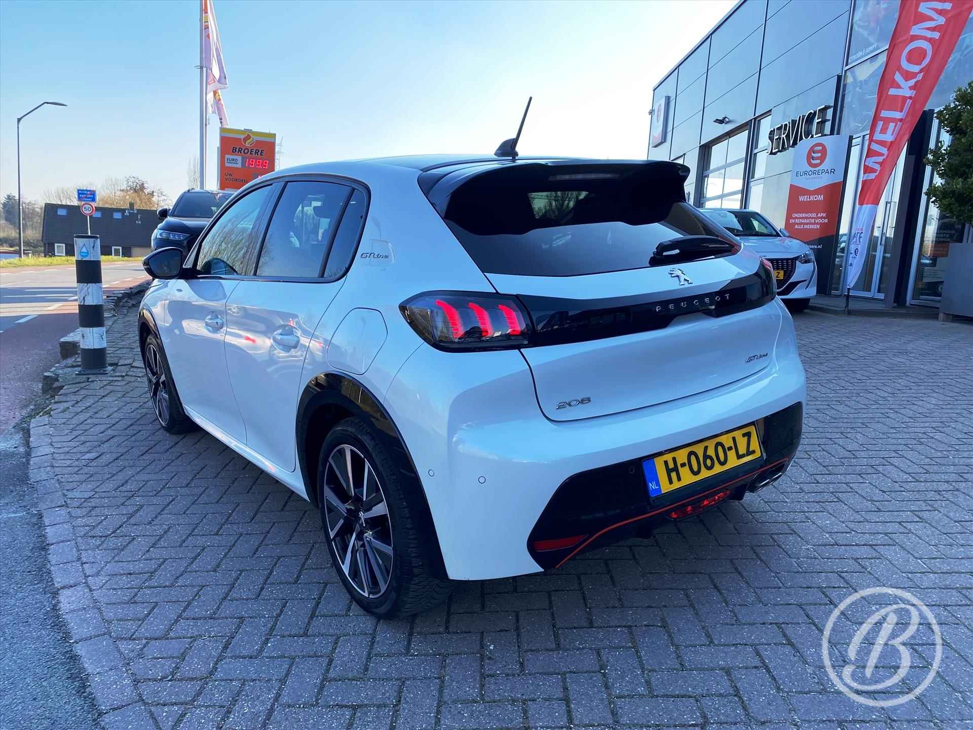 PEUGEOT 208 1.2 Turbo 130pk EAT8 Automaat GT-Line | full option, camera, panoramadak, leder, stoelverwarming, dab, navi, adaptive cruise, dodehoekdetectie - 4/72