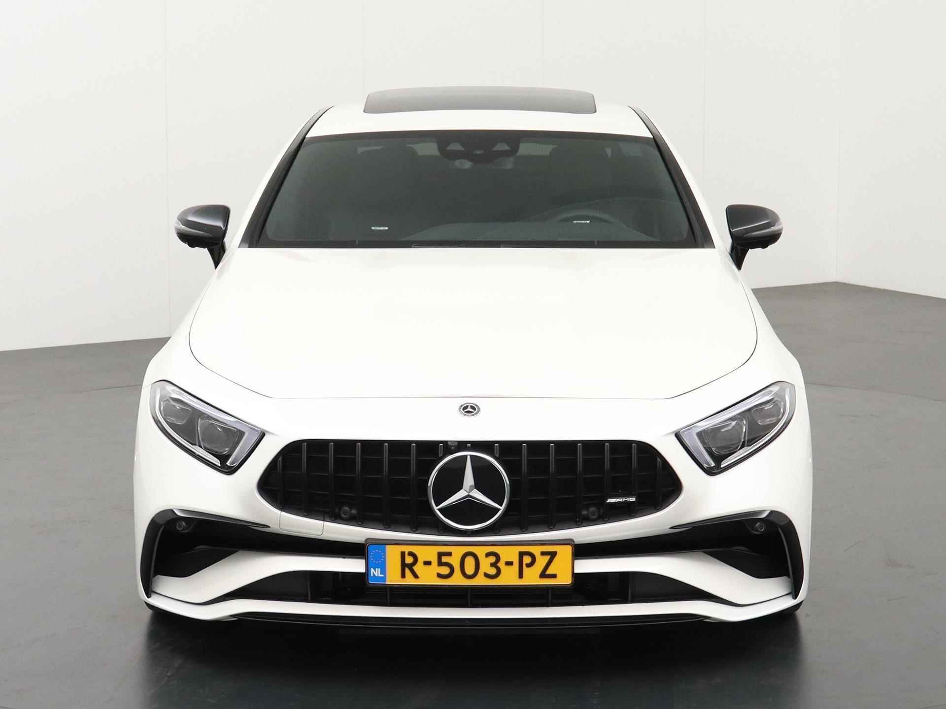 Mercedes-Benz CLS AMG 53 4MATIC+ Premium Plus Mercedes-Benz CLS-klasse 53 AMG 4MATIC+ Premium Plus | Schuifdak | Carbon in&exterieur | Nightpakket incl. 20'' | Burmester sound | Multibeam led | 360 camera | Sfeerverlichting | Anti diefstal pakket | Head-up display | - 35/65