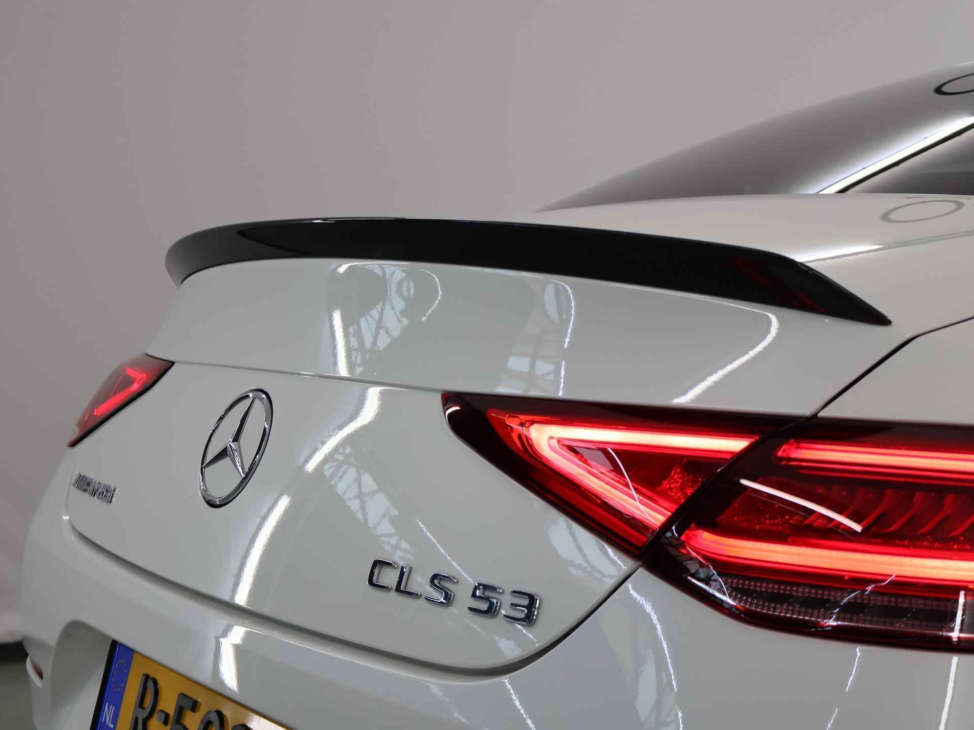 Mercedes-Benz CLS AMG 53 4MATIC+ Premium Plus Mercedes-Benz CLS-klasse 53 AMG 4MATIC+ Premium Plus | Schuifdak | Carbon in&exterieur | Nightpakket incl. 20'' | Burmester sound | Multibeam led | 360 camera | Sfeerverlichting | Anti diefstal pakket | Head-up display | - 46/65