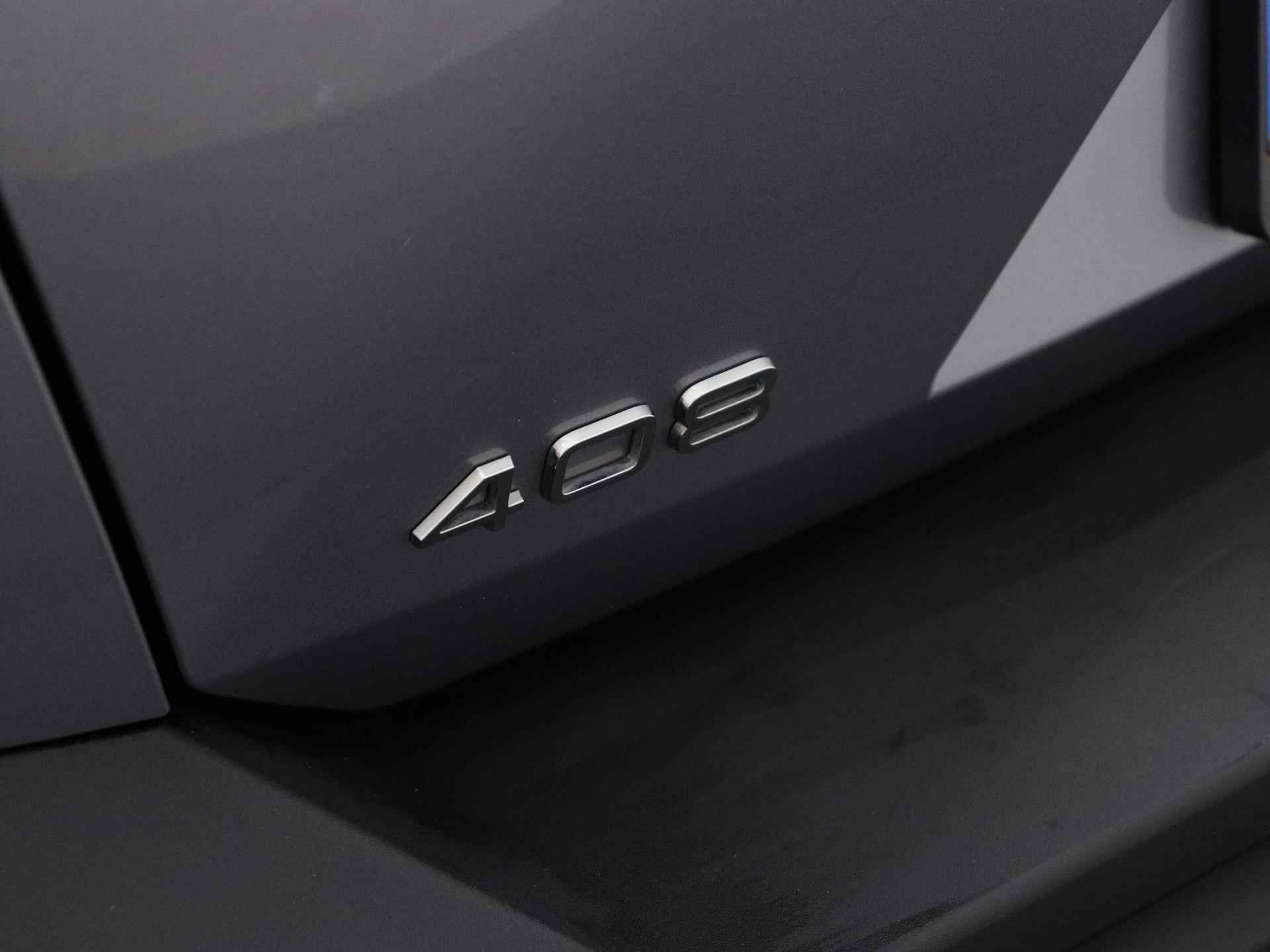 Peugeot 408 Allure Pack 130pk Automaat | Navigatie | Camera | Dodehoek Detectie | Licht Metalen Velgen 19"| Adaptieve Cruise Control - 17/39