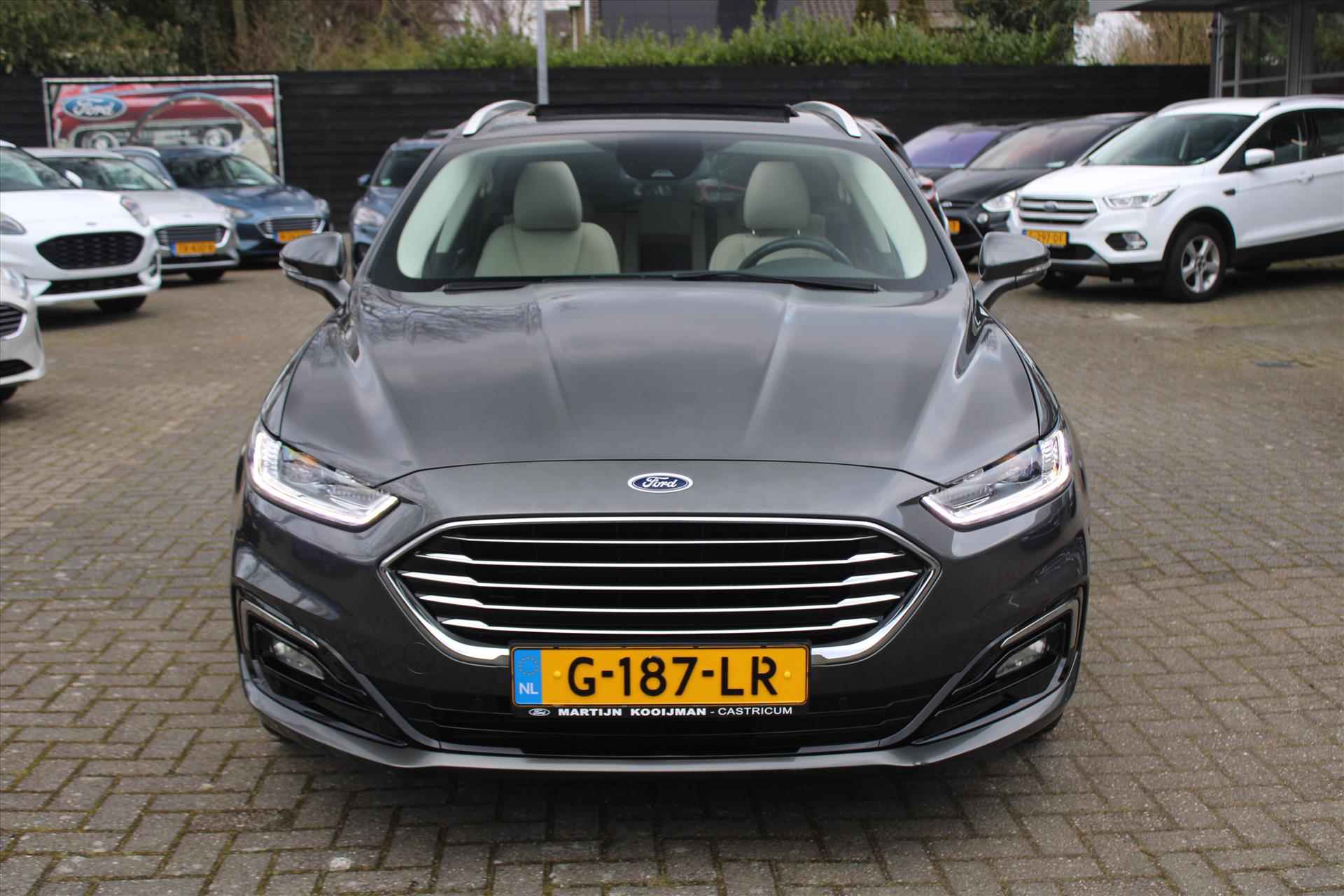 Ford Mondeo Titanium X Business  2.0 HEV 187pk Hybride Wagon automaat, Volledig Leder, Panoramadak - 4/36