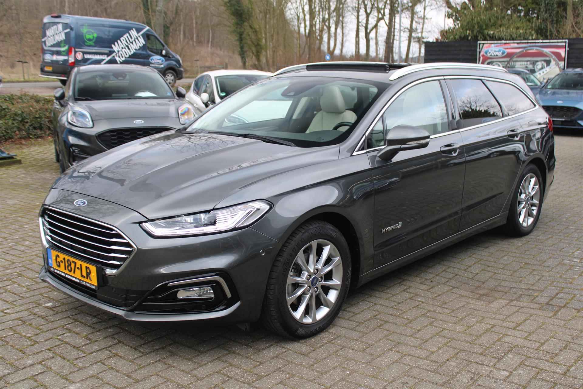 Ford Mondeo Titanium X Business  2.0 HEV 187pk Hybride Wagon automaat, Volledig Leder, Panoramadak - 5/36