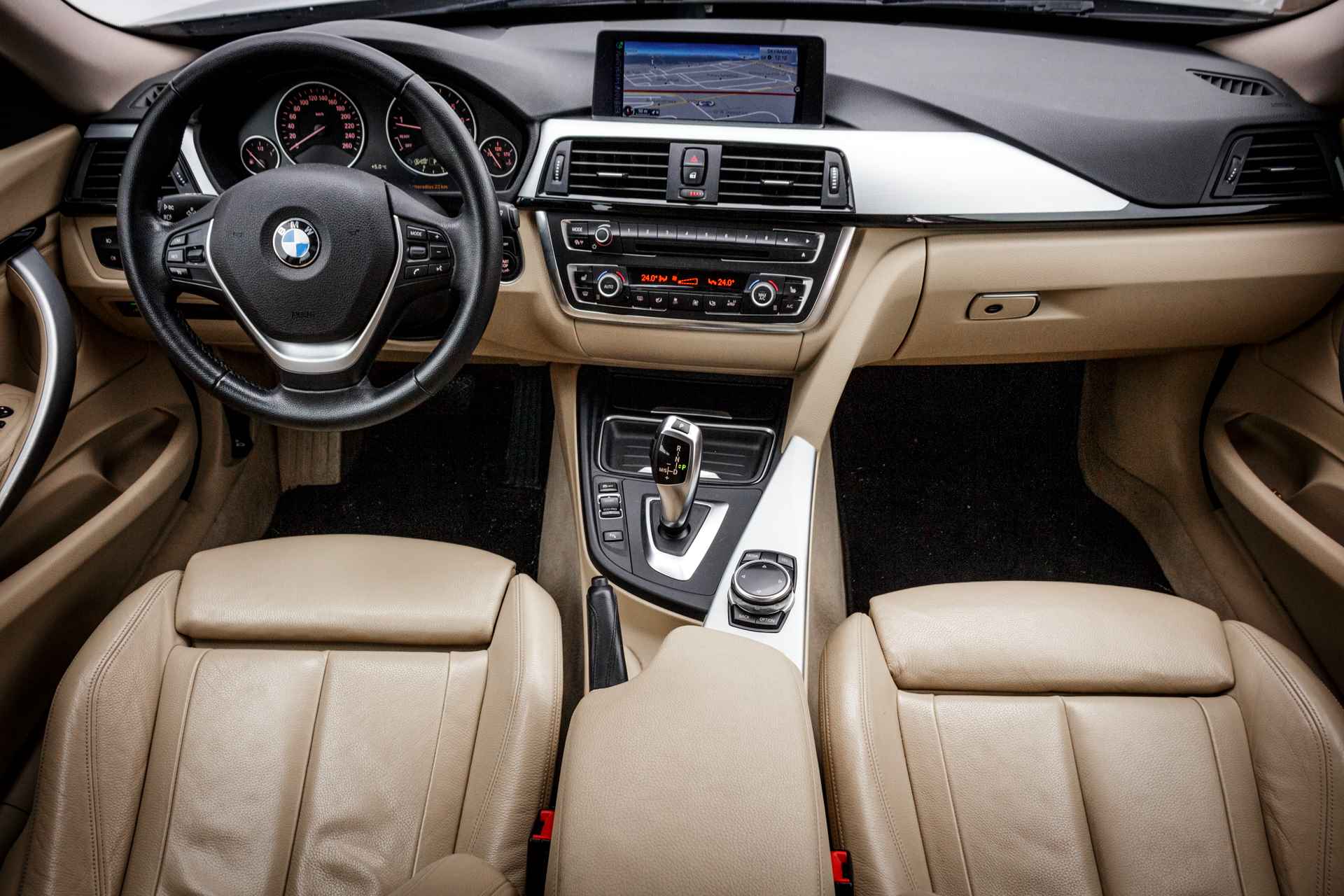 BMW 3-serie Gran Turismo 320i High Executive AUTOMAAT RIJKLAAR INCL:GARANTIE | Leer | PDC V/A   | Clima | CR CONTR | NAVI | - 5/9