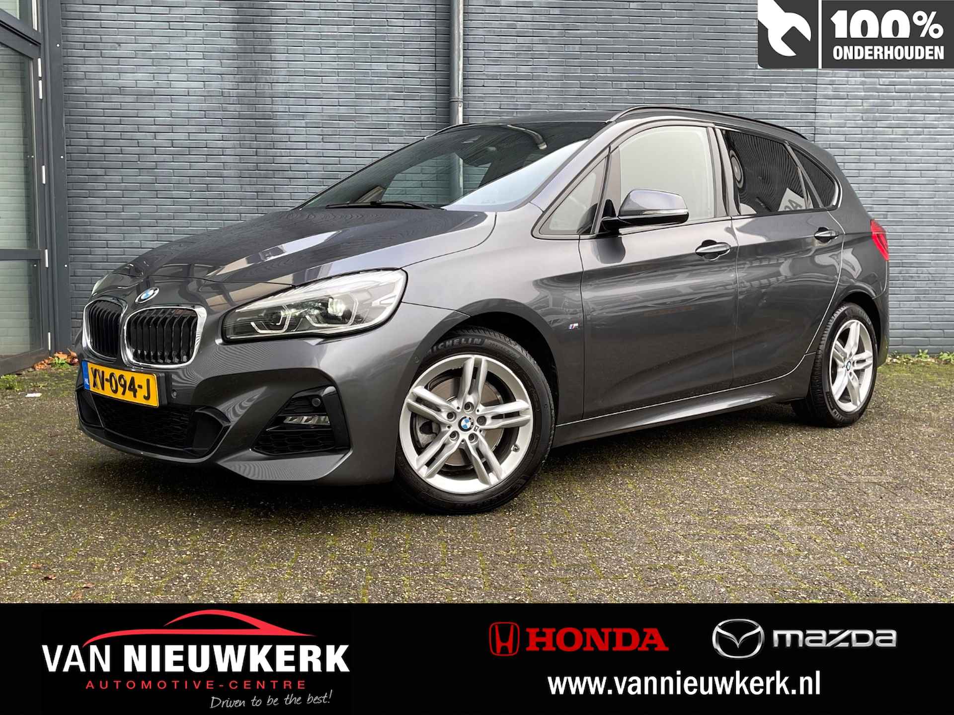 BMW 2-Serie Active Tourer (f45) 220i 192pk Automaat High Executive M-Pakket | Leer | Pano Schuif/kanteldak | LED | Navigatie | Climatecontrol 2 zones | Comfortstoelen |