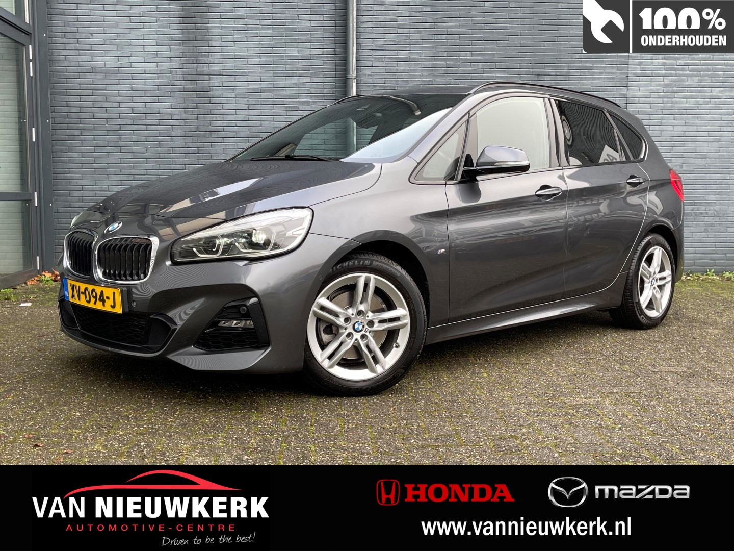 BMW 2-Serie Active Tourer (f45) 220i 192pk Automaat High Executive M-Pakket | Leer | Pano Schuif/kanteldak | LED | Navigatie | Climatecontrol 2 zones | Comfortstoelen |