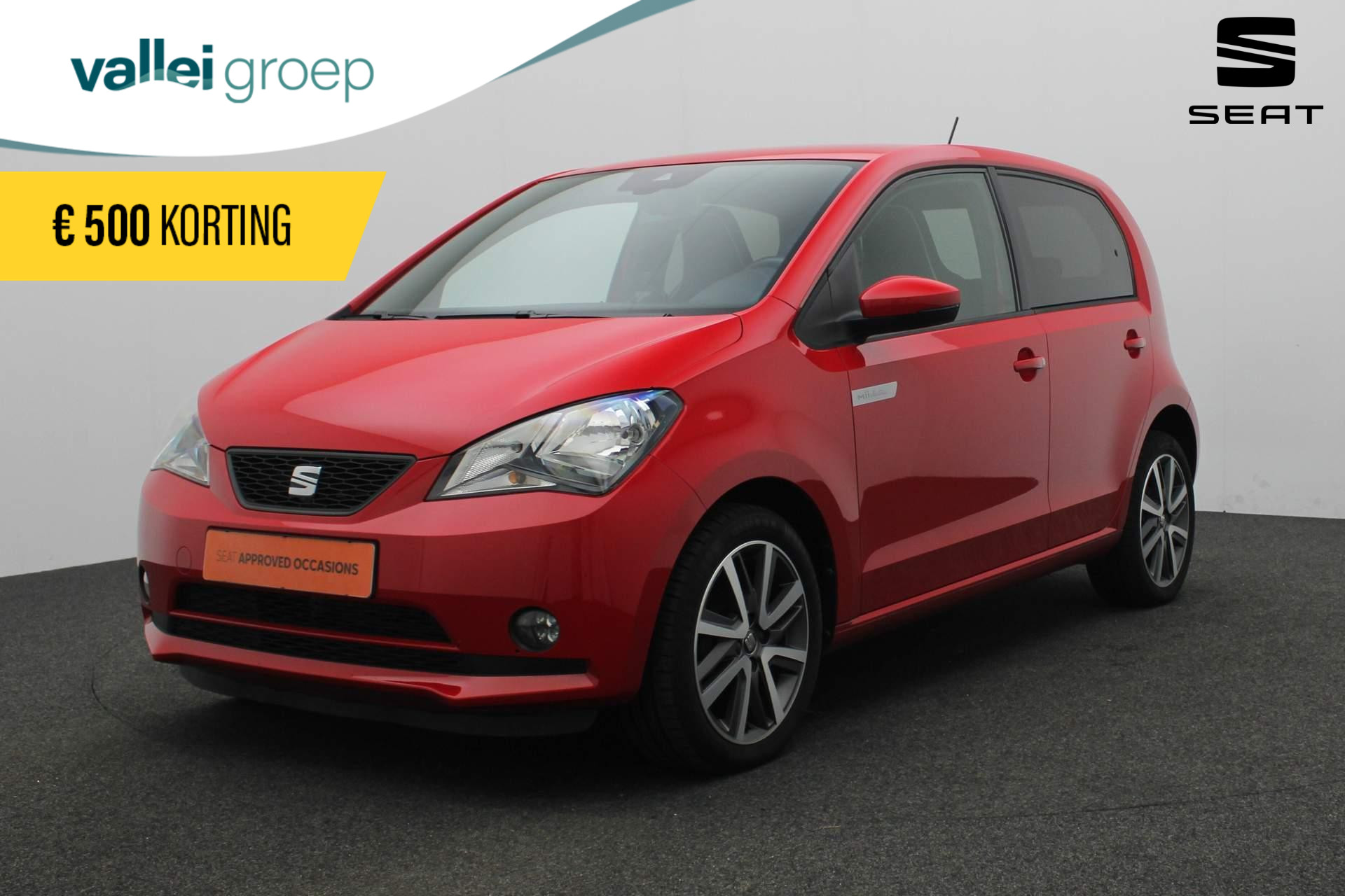 SEAT Mii Electric electric Plus 83PK | Stoelverwarming | Parkeersensoren achter | Cruise | Clima | Navi via App | DAB