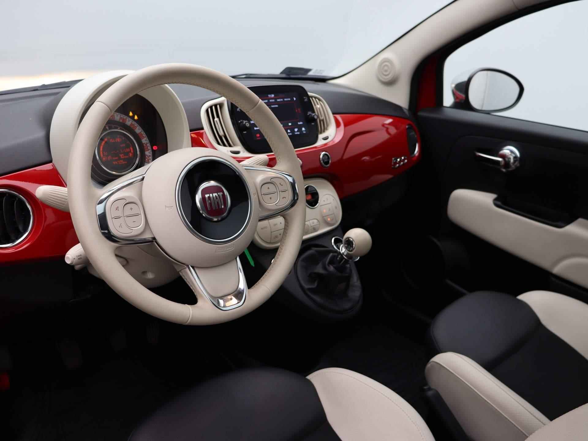 Fiat 500 1.0 Hybrid Dolcevita | Panoramadak | Apple CarPlay | Climate Control | Parkeersensoren | 16'' Velgen | - 18/26