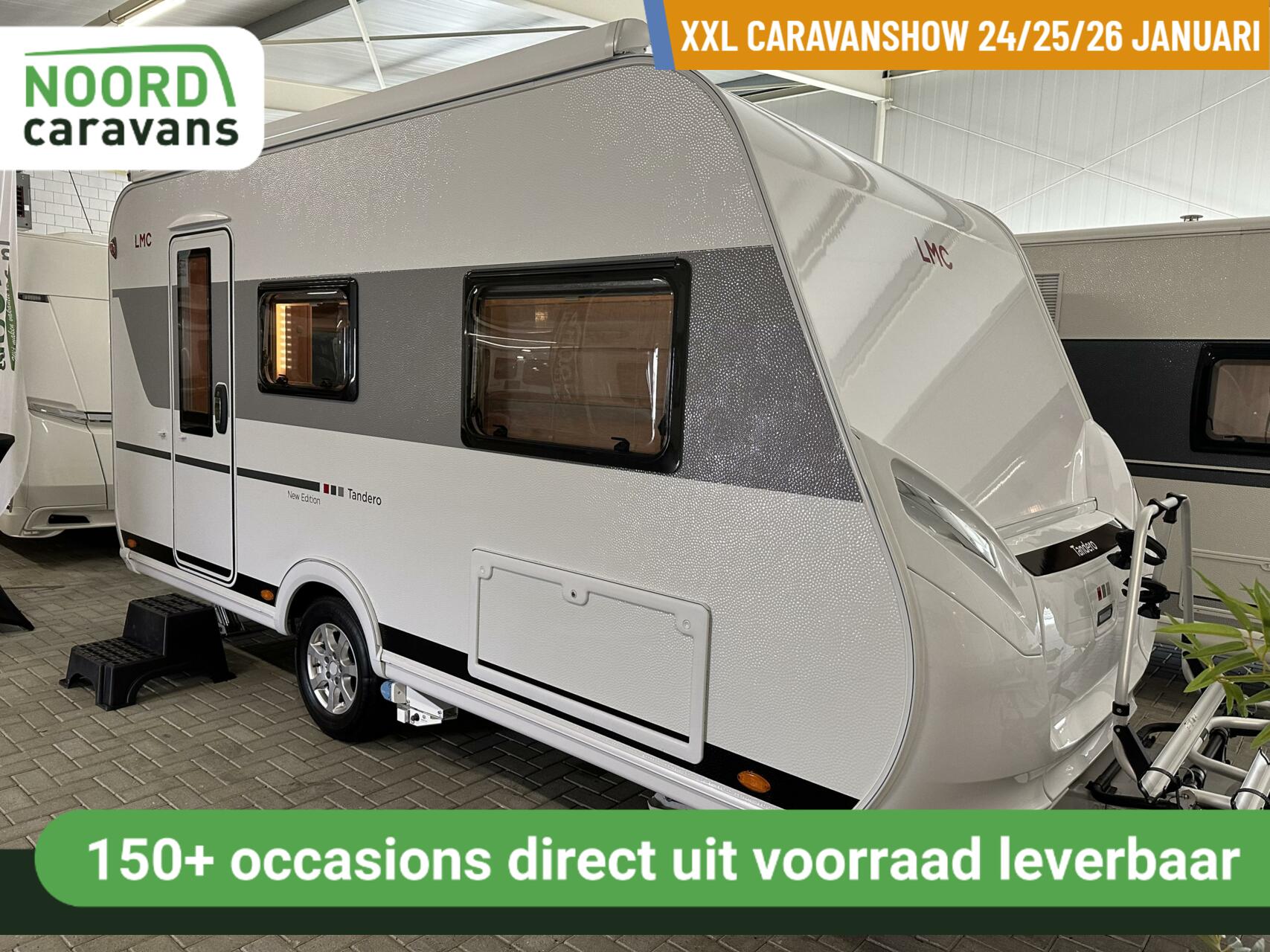 LMC TANDERO 430D (NIEUW) MOVER + CASSETTE LUIFEL + DWARSBED