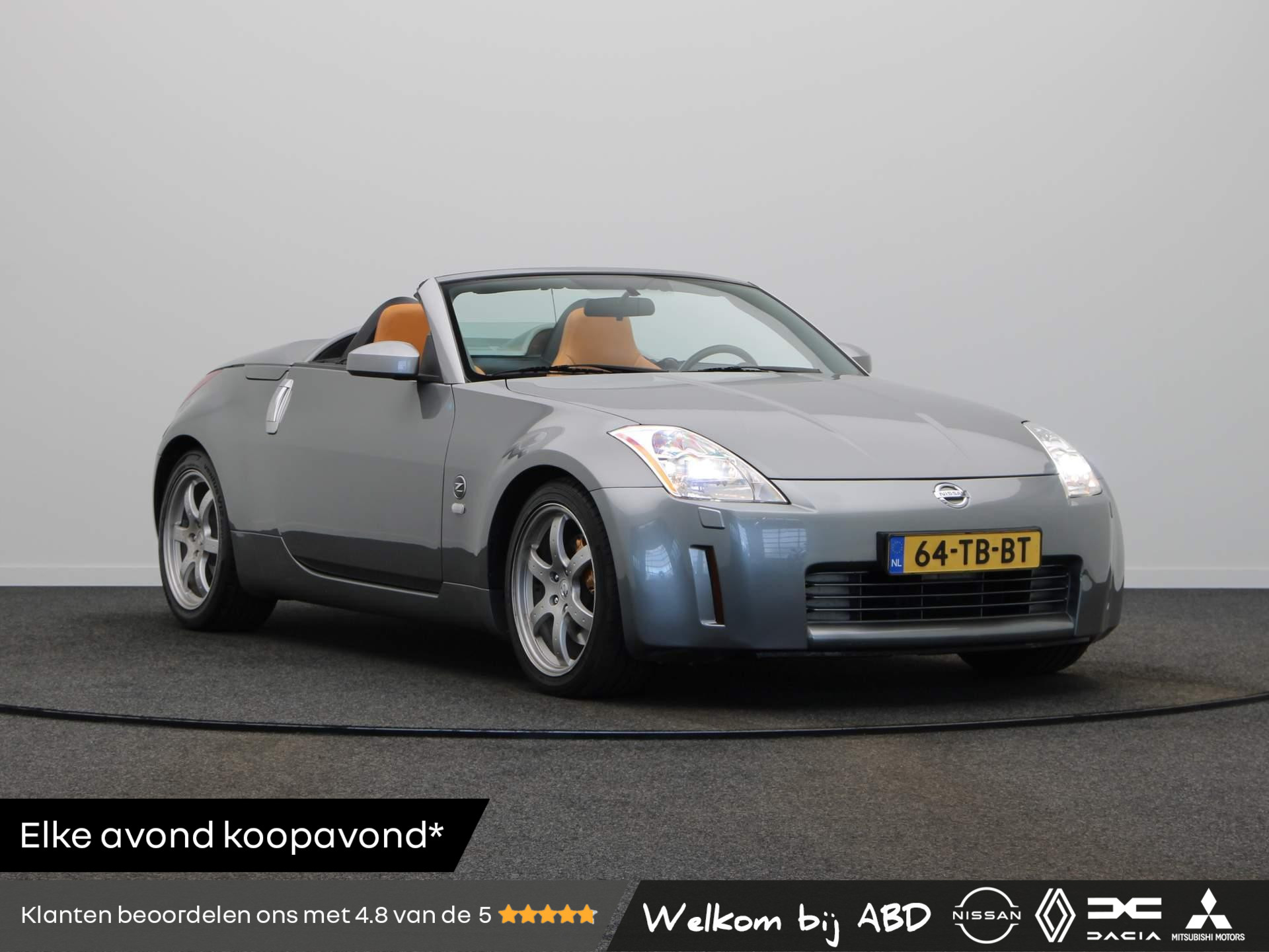 Nissan 350Z Roadster 3.5 V6 | Elektrisch Bedienbare Kap | Climate Control | Stoelverwarming | Parkeersensoren Achter | Slechts 66300KM! |