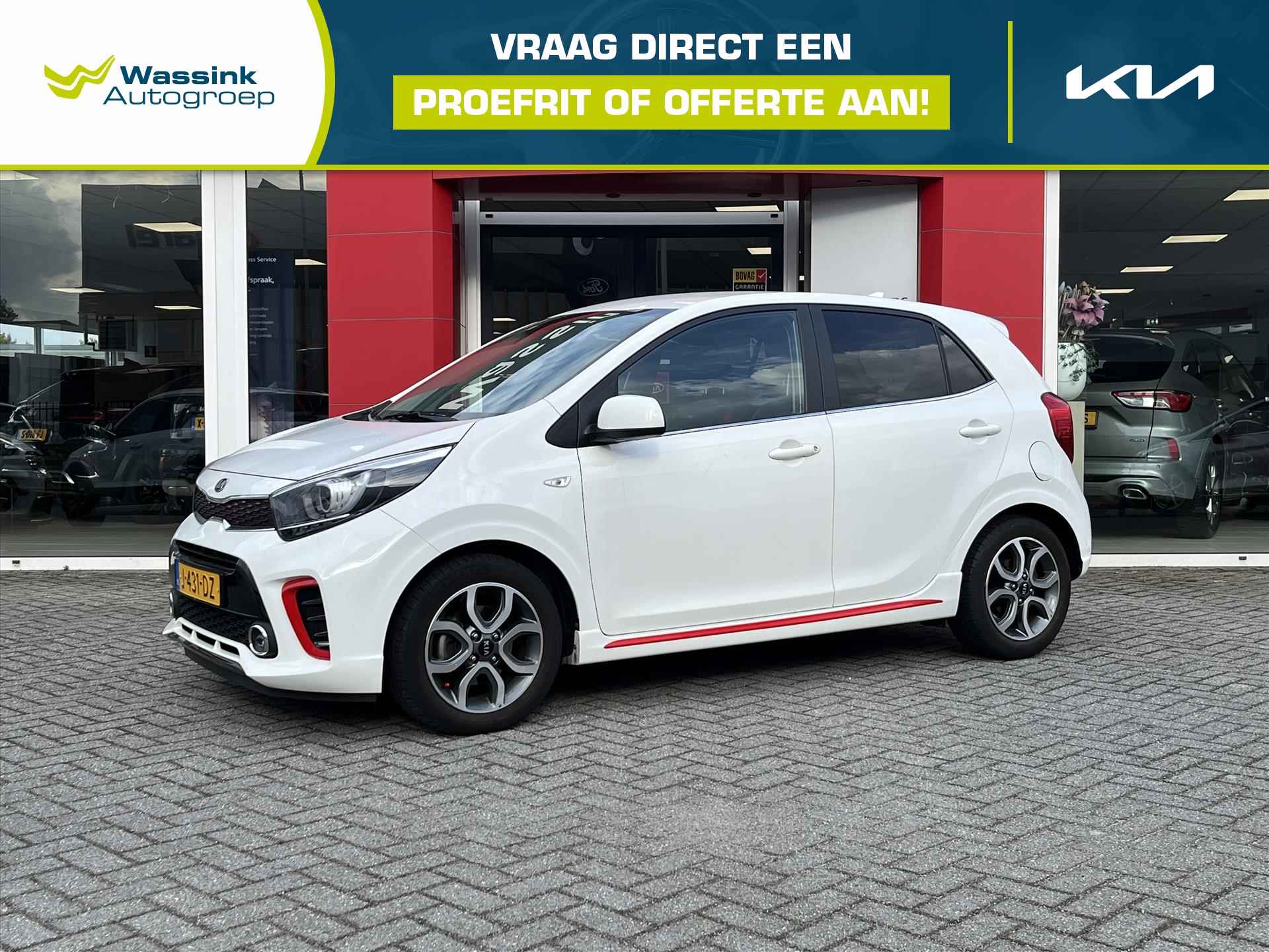 KIA Picanto 1.0 MPi 67pk GT-Line | Airconditioning | Lederen bekleding | Bluetooth | Apple carplay | Cruise control |