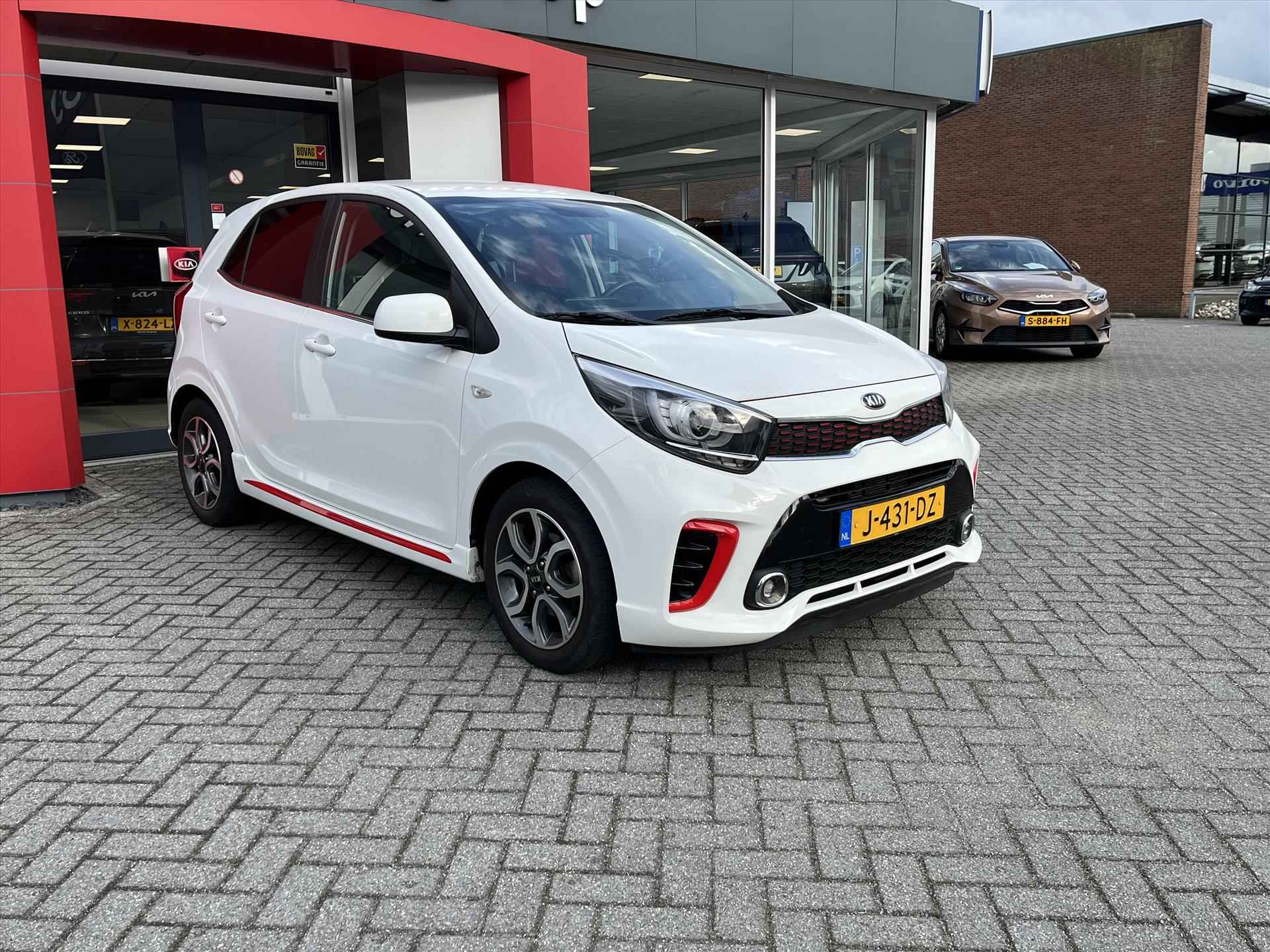 KIA Picanto 1.0 MPi 67pk GT-Line | Airconditioning | Lederen bekleding | Bluetooth | Apple carplay | Cruise control | - 7/25