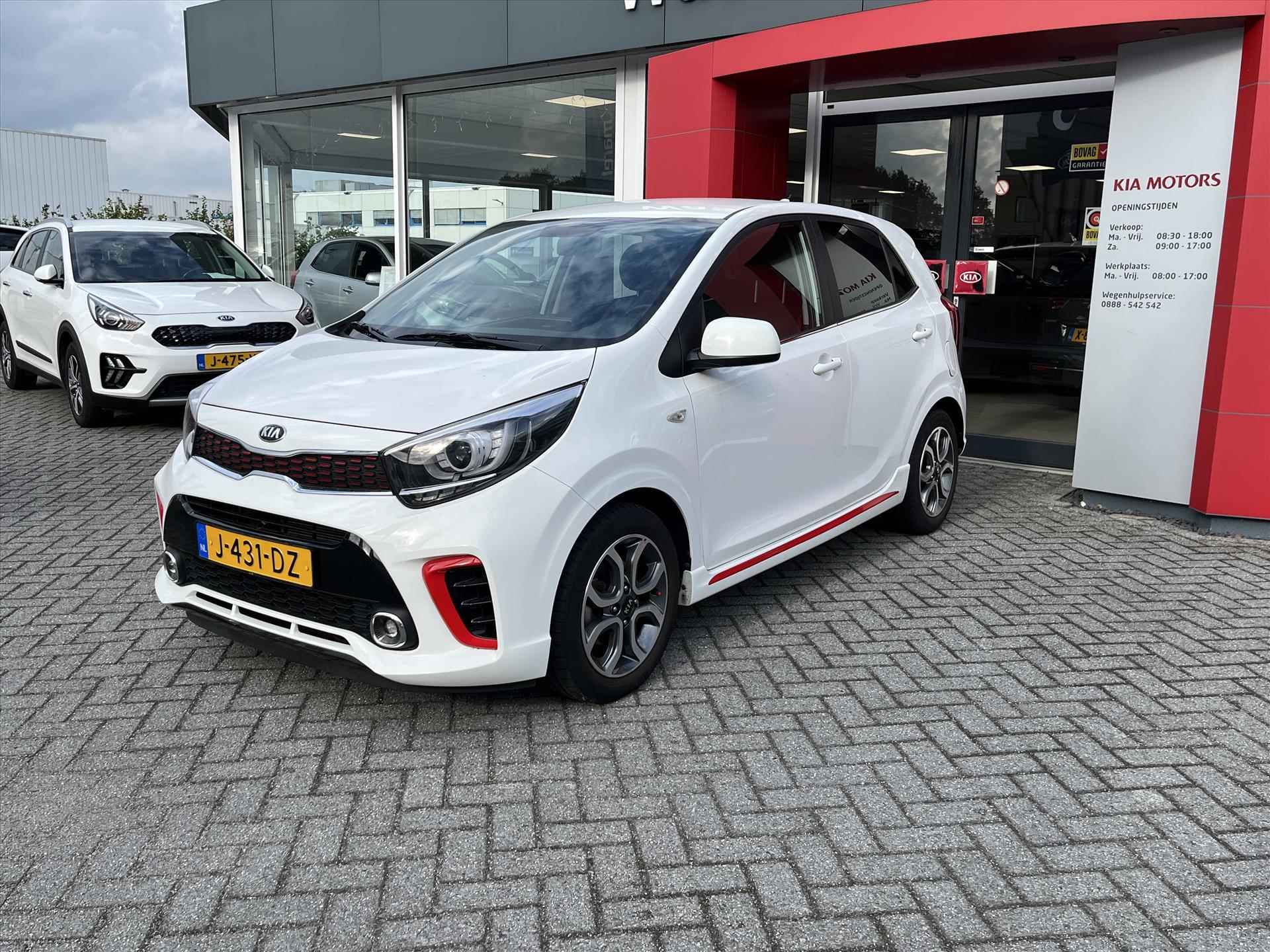 KIA Picanto 1.0 MPi 67pk GT-Line | Airconditioning | Lederen bekleding | Bluetooth | Apple carplay | Cruise control | - 8/25