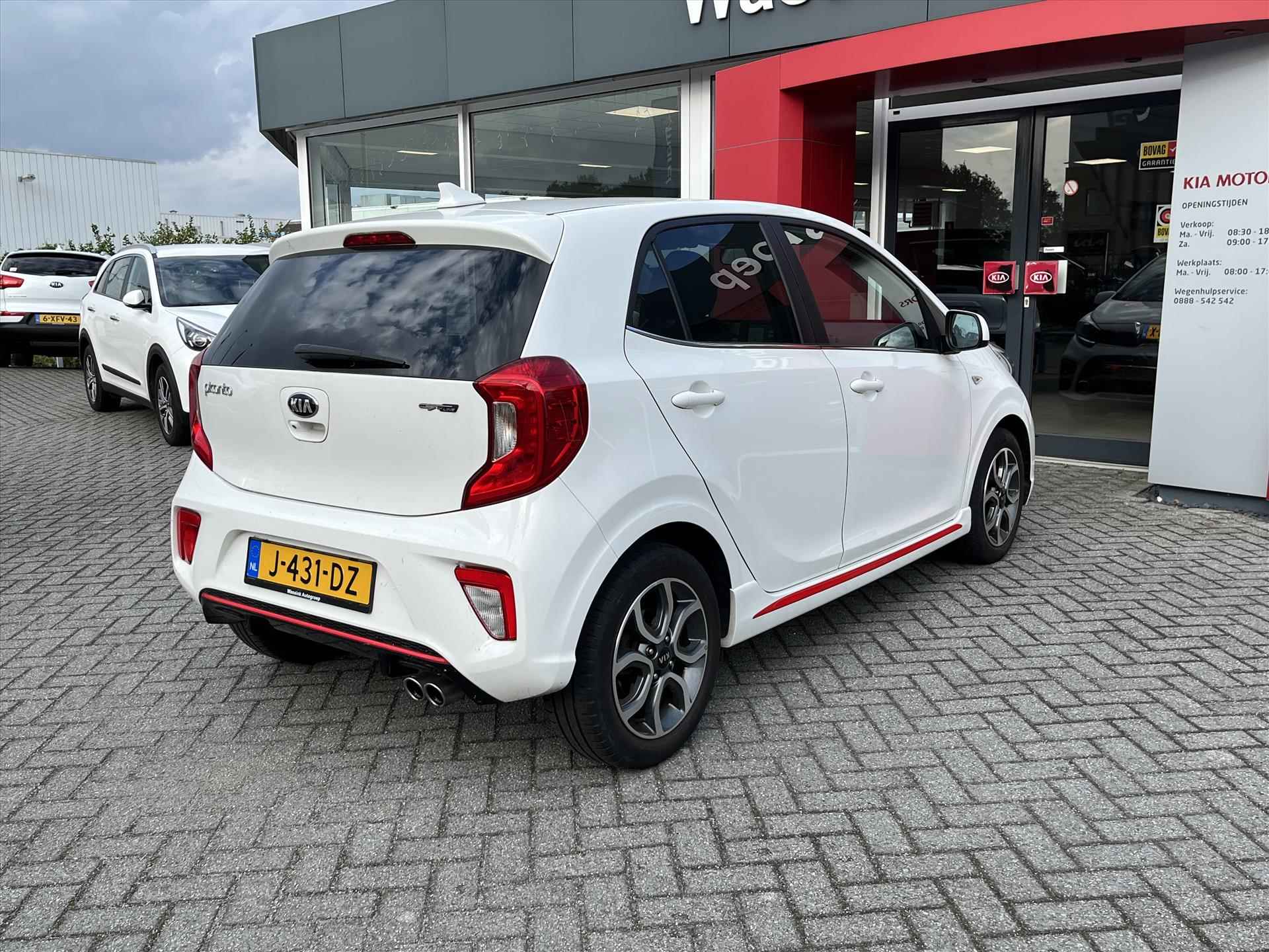 KIA Picanto 1.0 MPi 67pk GT-Line | Airconditioning | Lederen bekleding | Bluetooth | Apple carplay | Cruise control | - 12/25