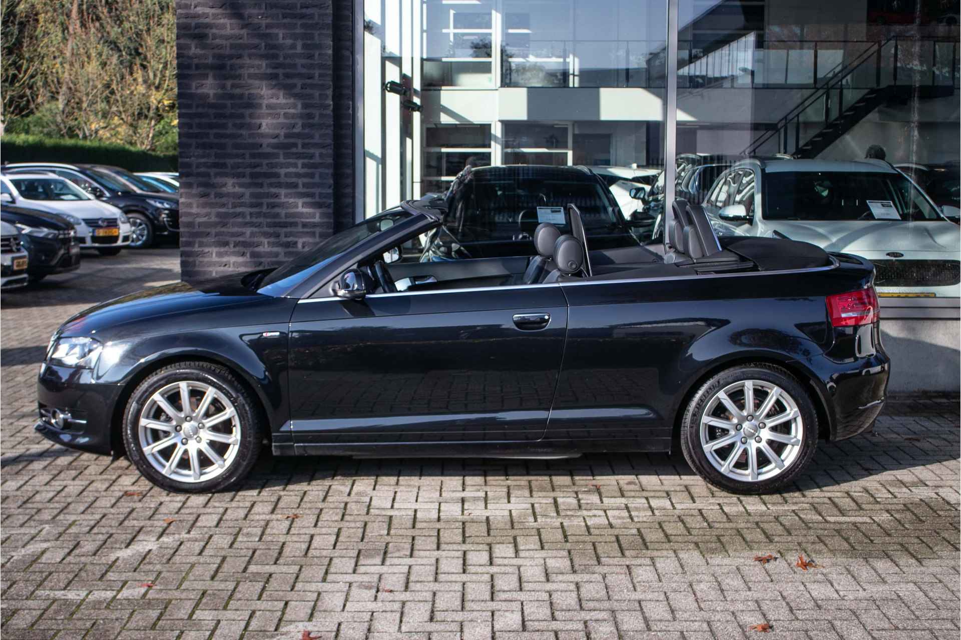 Audi A3 Cabriolet 1.8 TFSI Ambition Pro Line S automaat All-in rijklrprs | S-line | Leer | Nav pro | Cruise | Dealerond. | 12MND Bovag garantie - 2/53