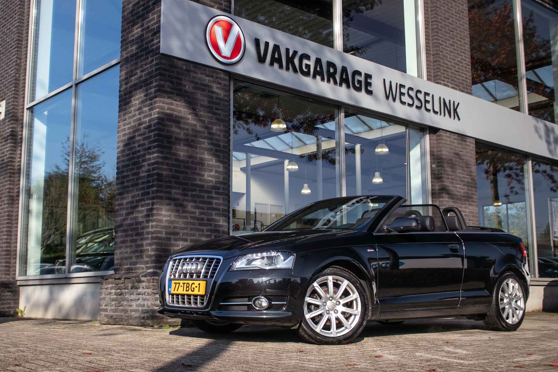 Audi A3 Cabriolet 1.8 TFSI Ambition Pro Line S automaat All-in rijklrprs | S-line | Leer | Nav pro | Cruise | Dealerond. | 12MND Bovag garantie - 12/53