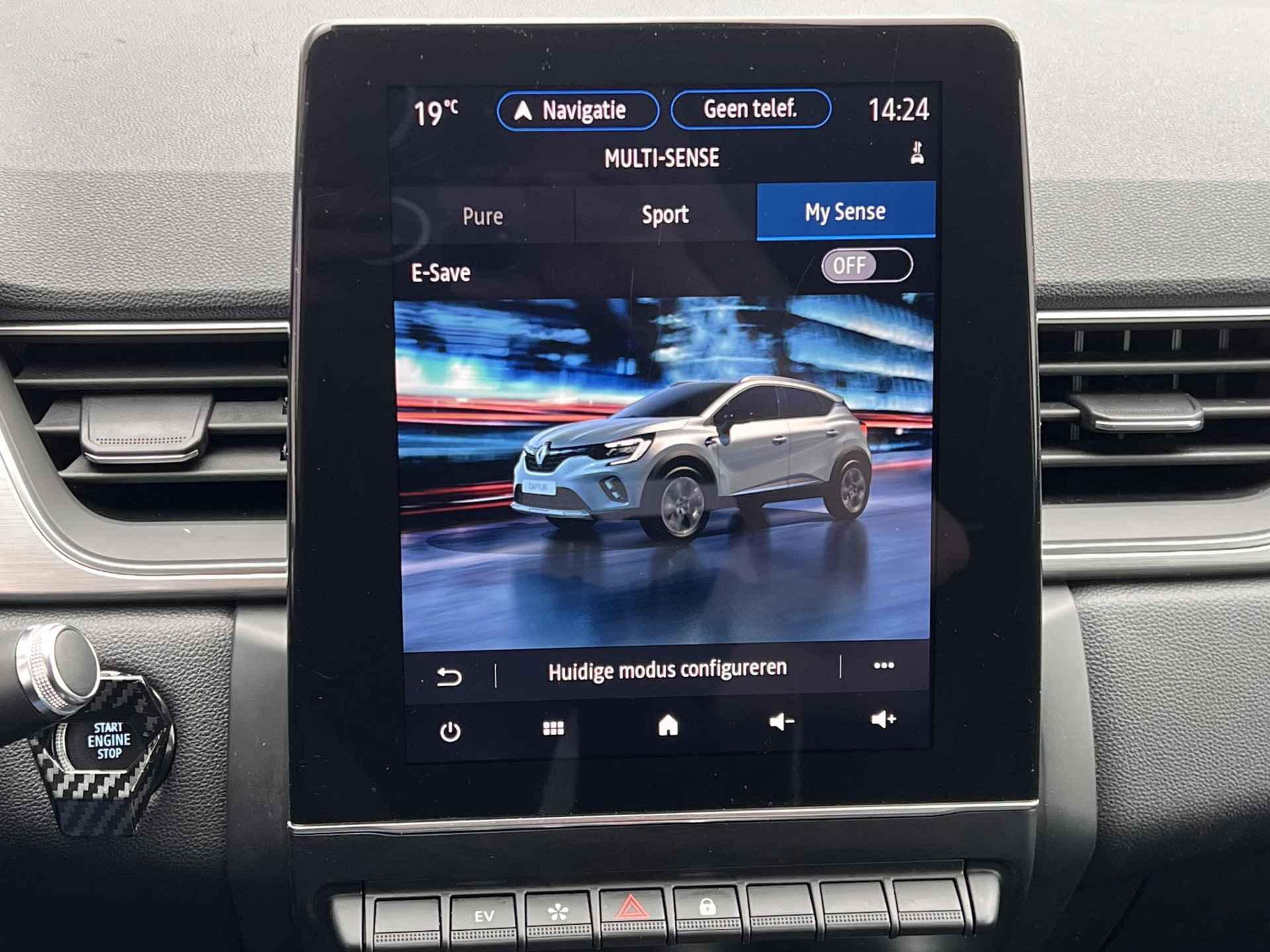 Renault Captur 1.6 E-Tech Plug-in Hybrid 160 Intens Automaat / Navigatie groot scherm / Apple Carplay Android Auto / 18" Lichtmetalen wielen / - 40/55